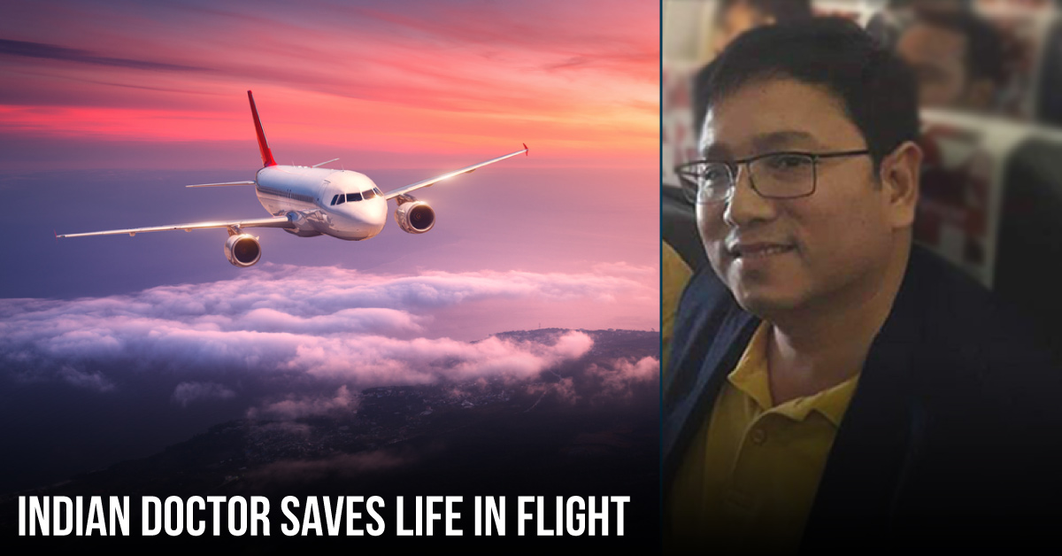 Indian Doctor Tackles Mid-Air Emergency: Saves Patient