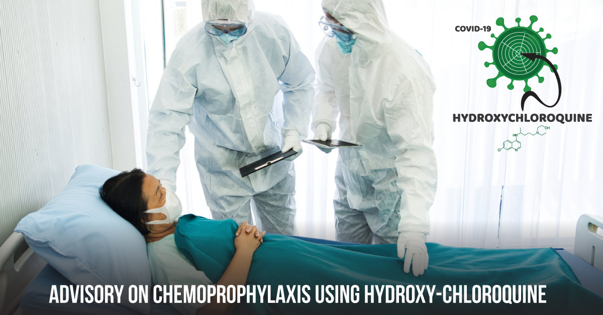 Hydroxychloroquine In COVID-19: ICMR Advisory