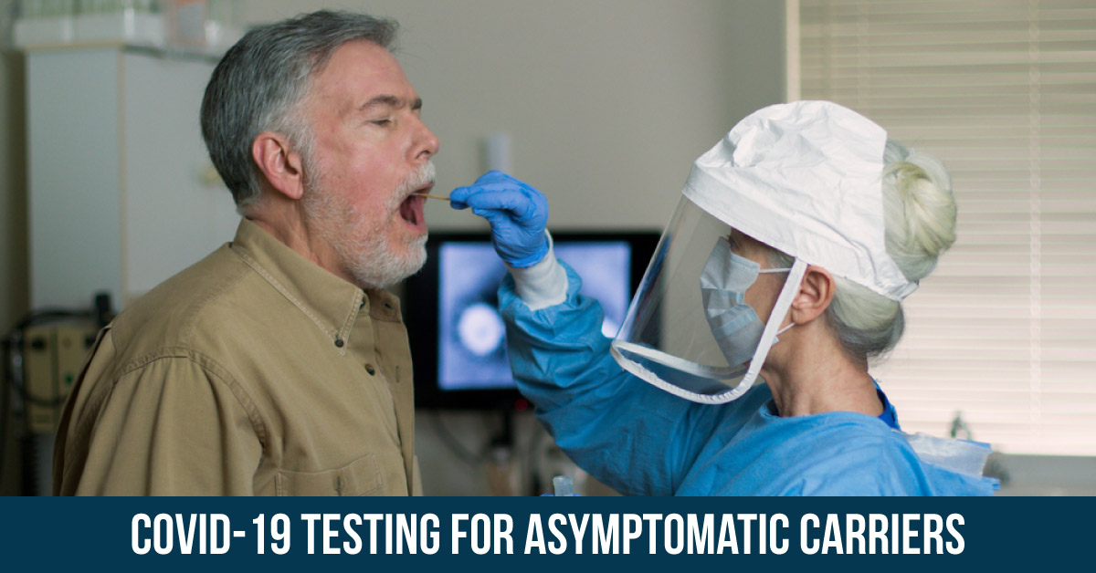 Experts Recommend Testing Asymptomatic Persons For COVID-19