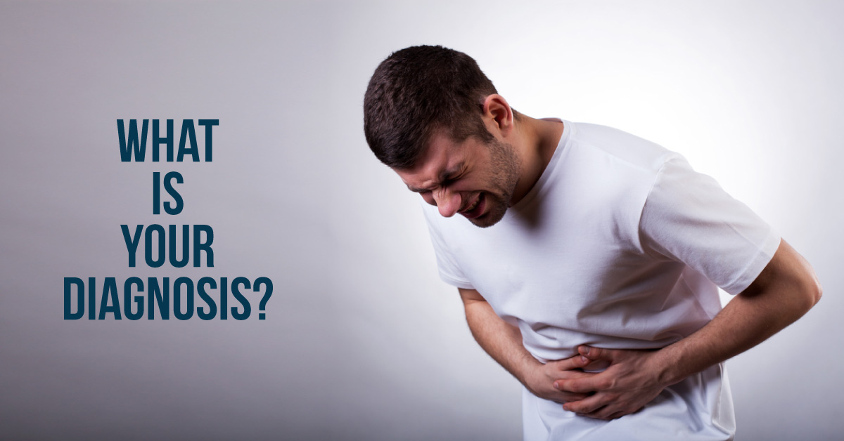 Case of a Man with Abdominal Cramp and Tenesmus