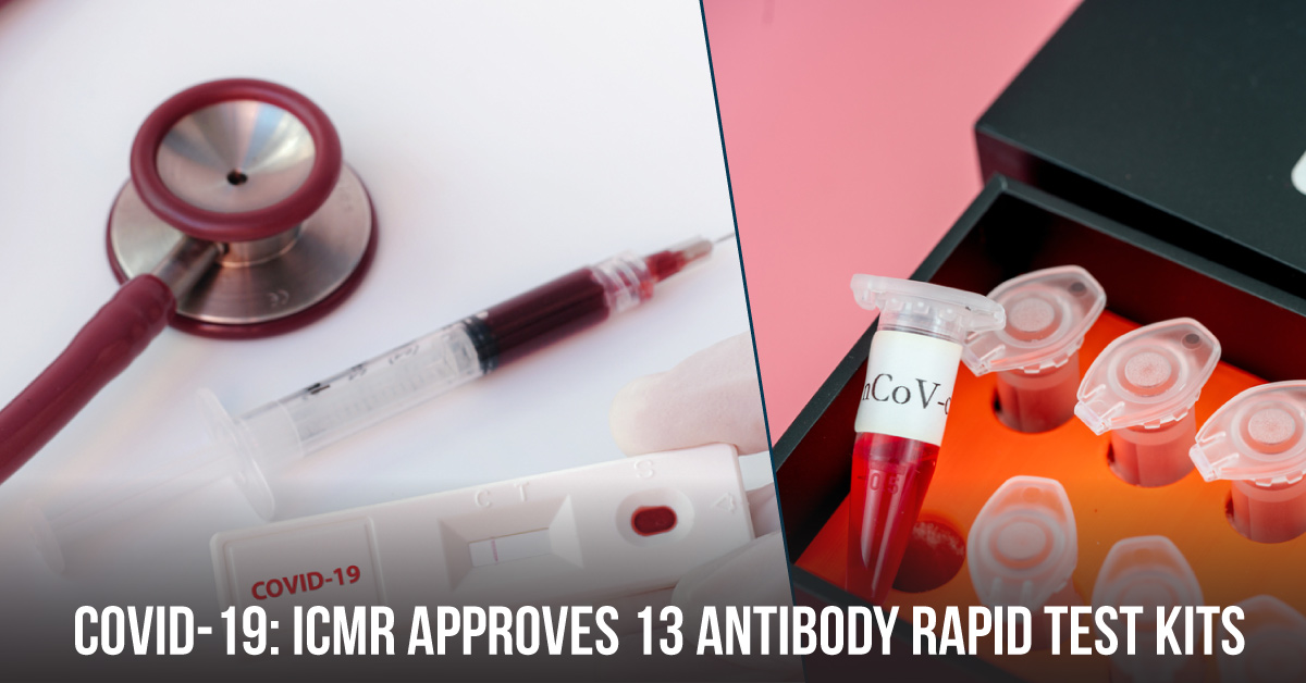 ICMR Gives Green Signal To 13 Antibody Rapid Test Kits