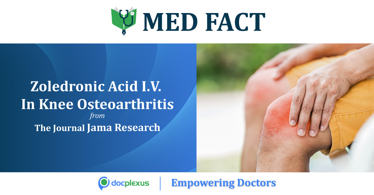 Intravenous Zoledronic Acid For Knee Osteoarthritis