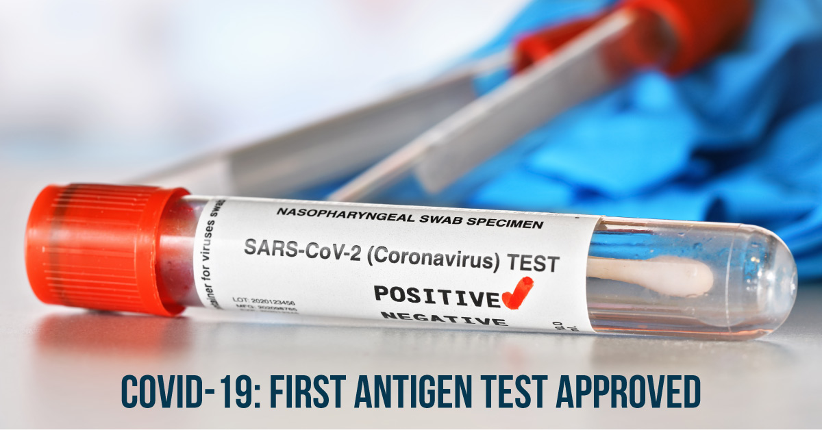 USFDA Authorizes First COVID-19 Antigen Test