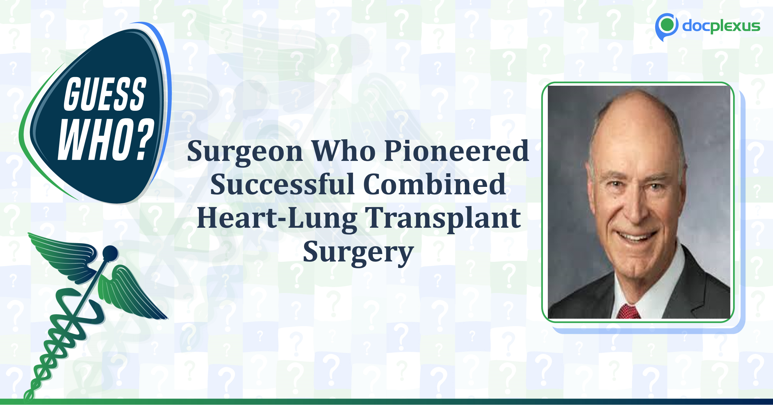 First Successful Combined Heart-lung Transplant