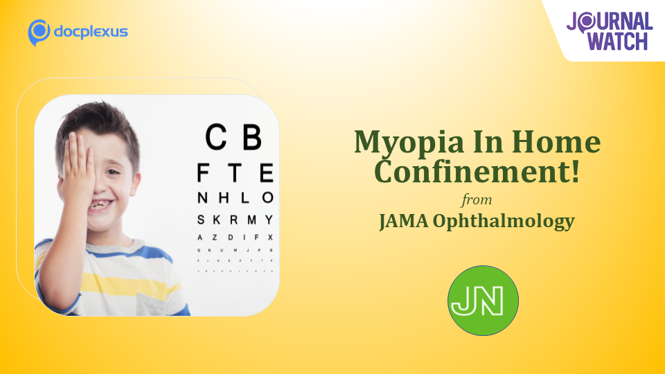 Home Confinement Causing Myopia in Children!