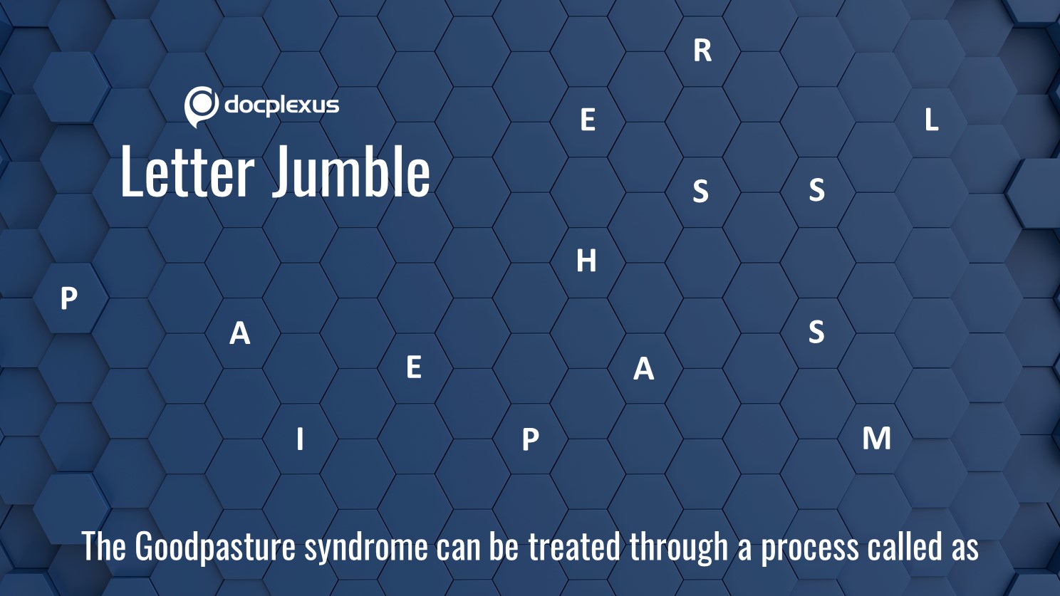 Guess the Pharmacological Treatment!