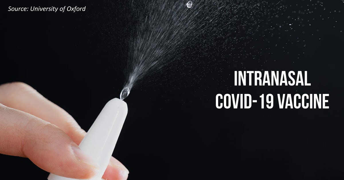 COVID-19: New Vaccine Can Be Given Intranasally