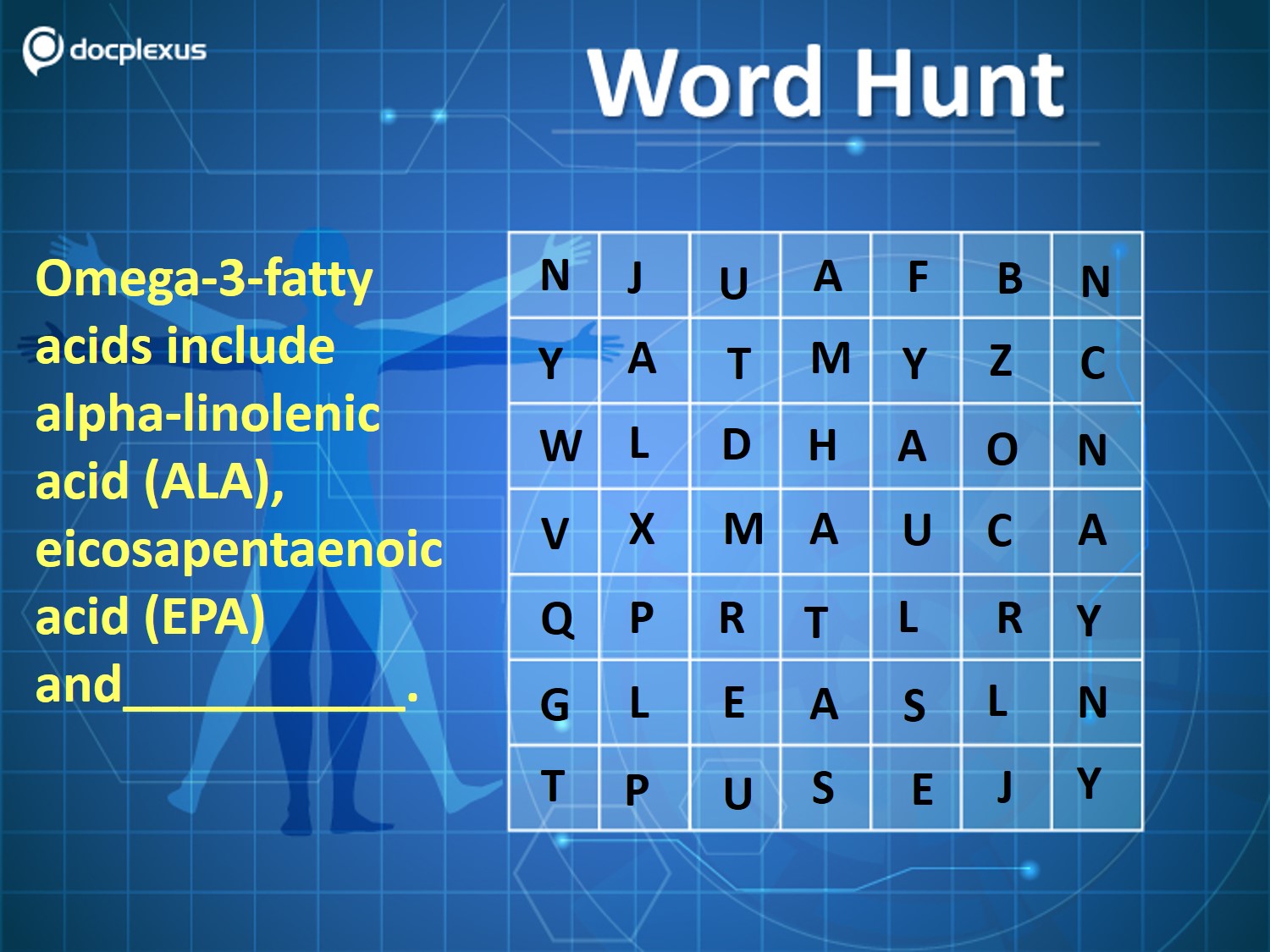 Identify the Types of Omega-3-fatty Acid