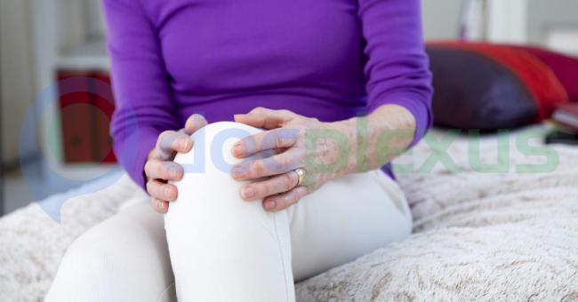 A Nurse With Red, Swollen Knees