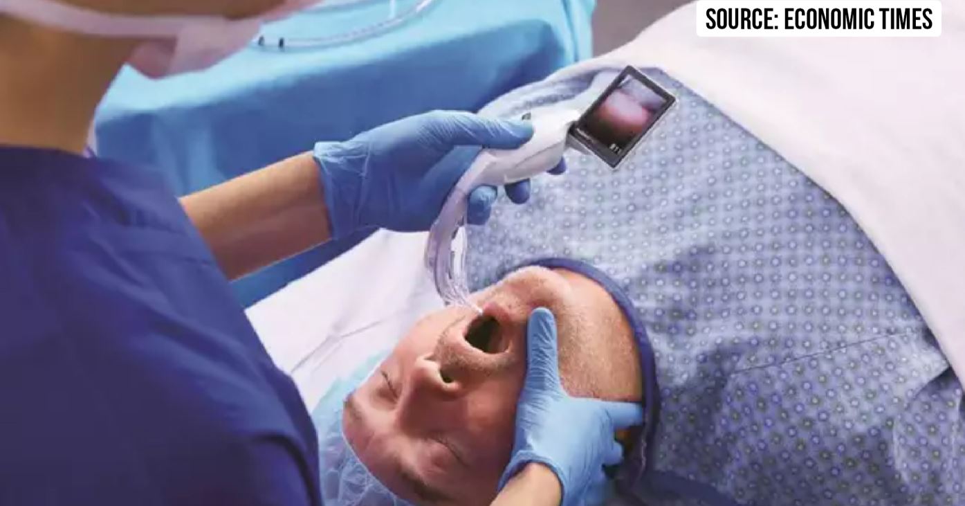 A Novel Video Laryngoscope for Hypoxemic COVID-19 Patients