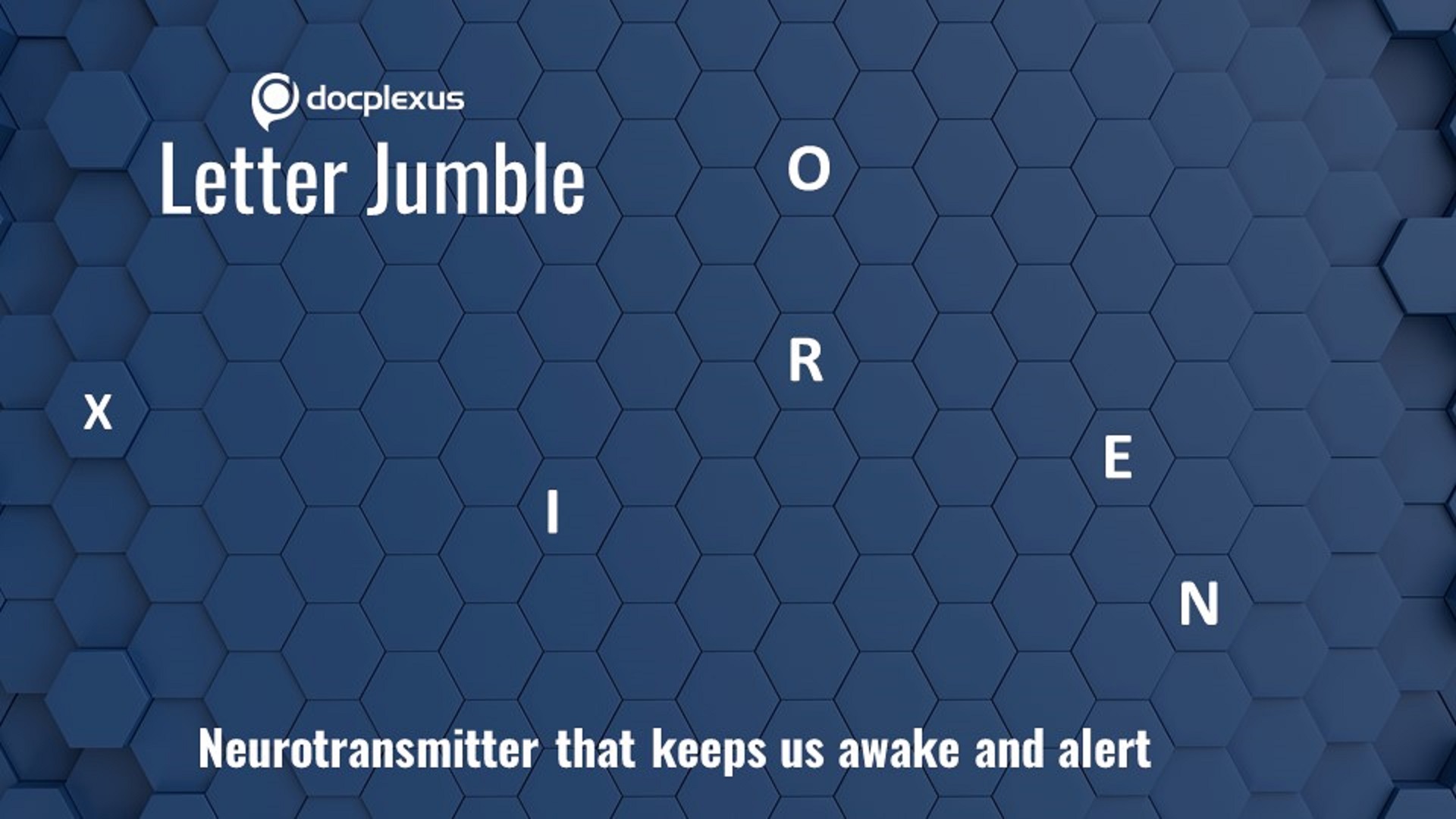 Identify the Neurotransmitter that Keeps You Alert