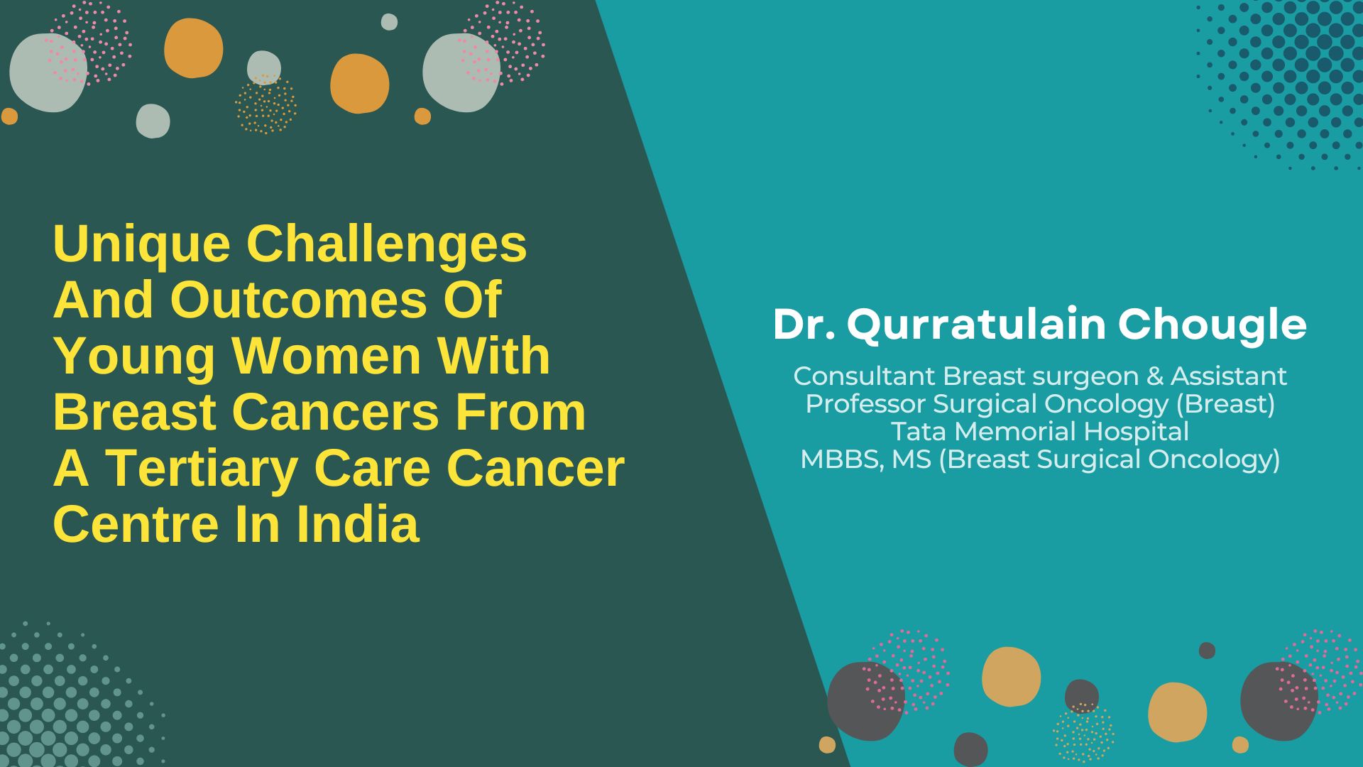 Unique Challenges And Outcomes Of Young Women With Breast Cancers From A Tertiary Care Cancer Centre In India