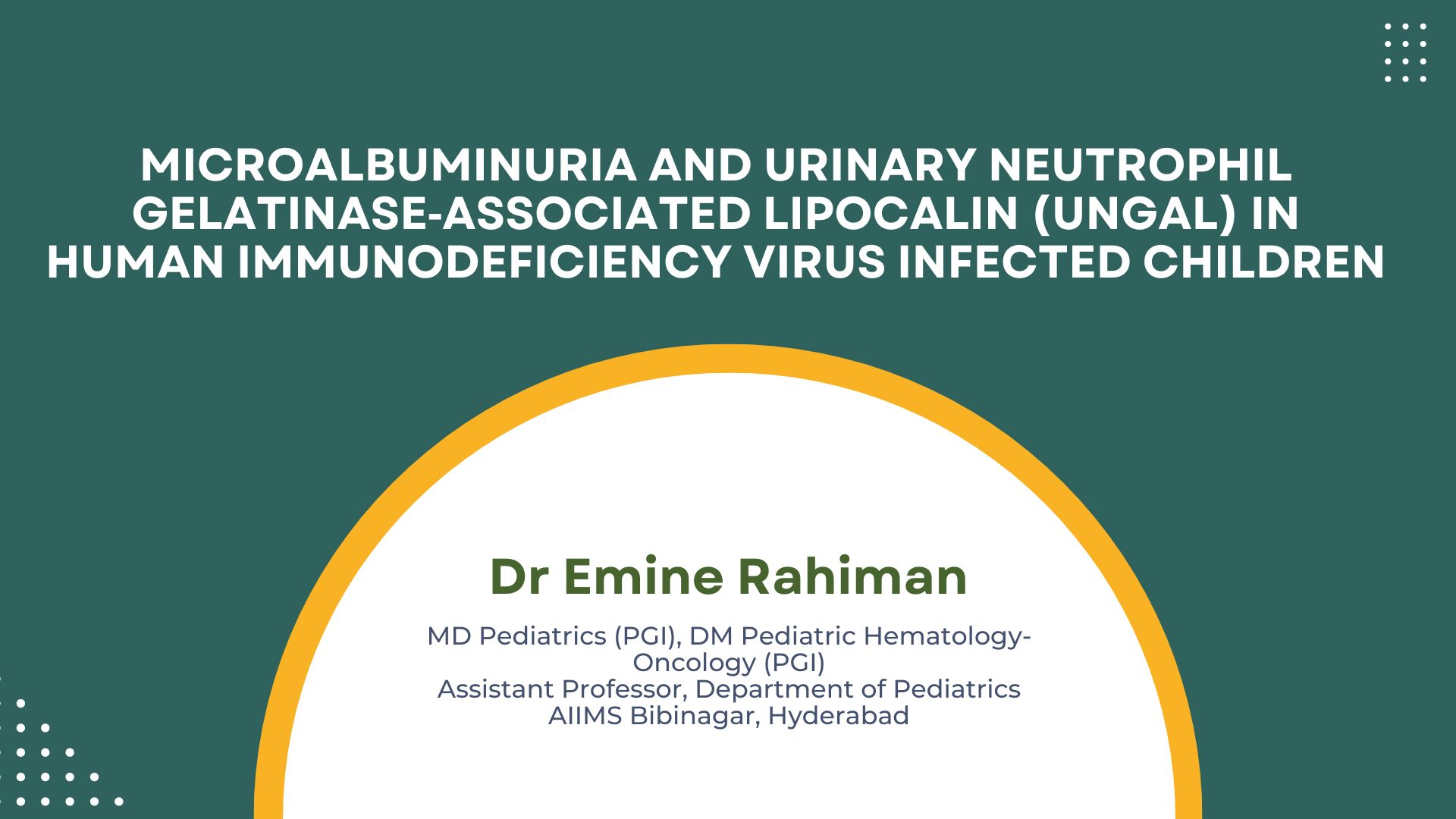 Microalbuminuria and Urinary Neutrophil Gelatinase‑associated Lipocalin (uNGAL) in Human Immunodeficiency Virus Infected Children