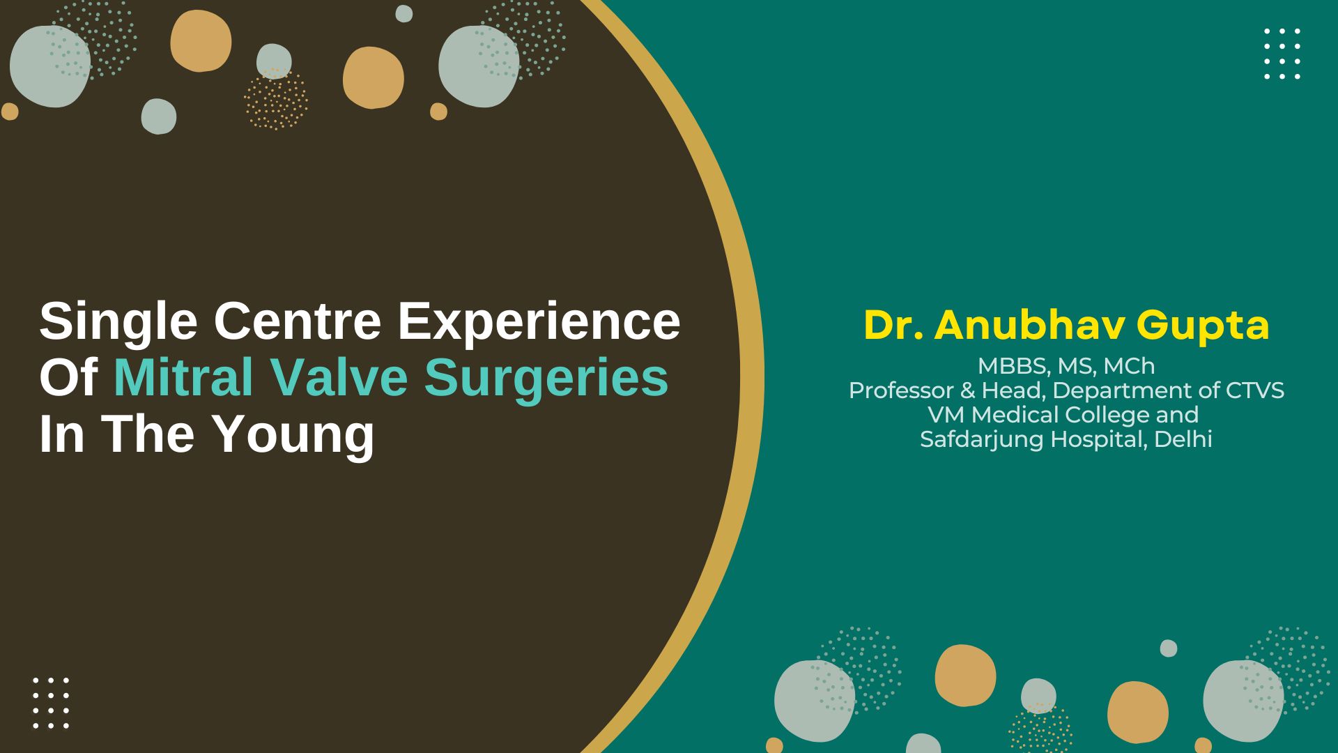 Single Centre Experience Of Mitral Valve Surgeries In The Young