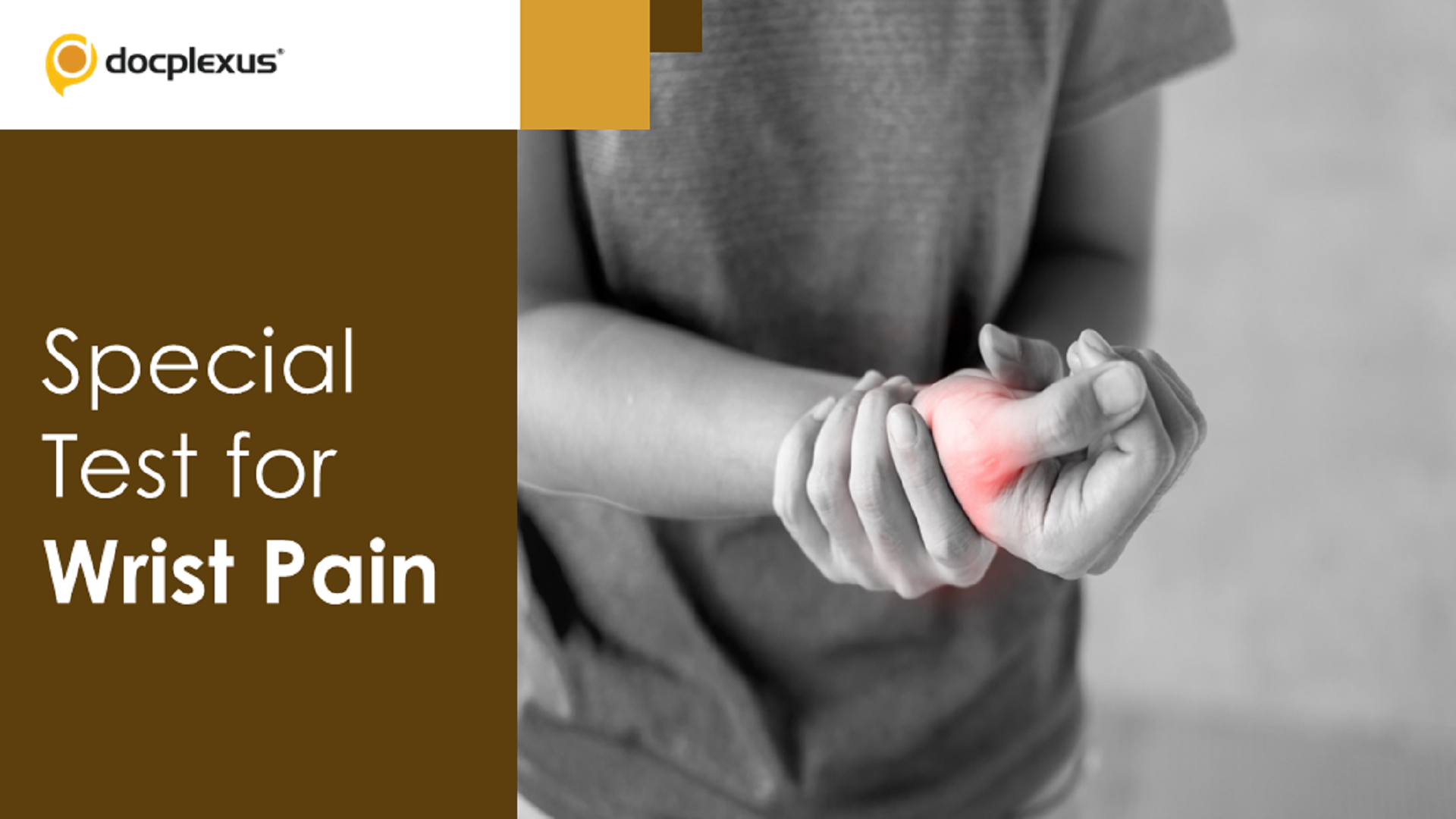 Special Test for De Quervain's Tendinopathy