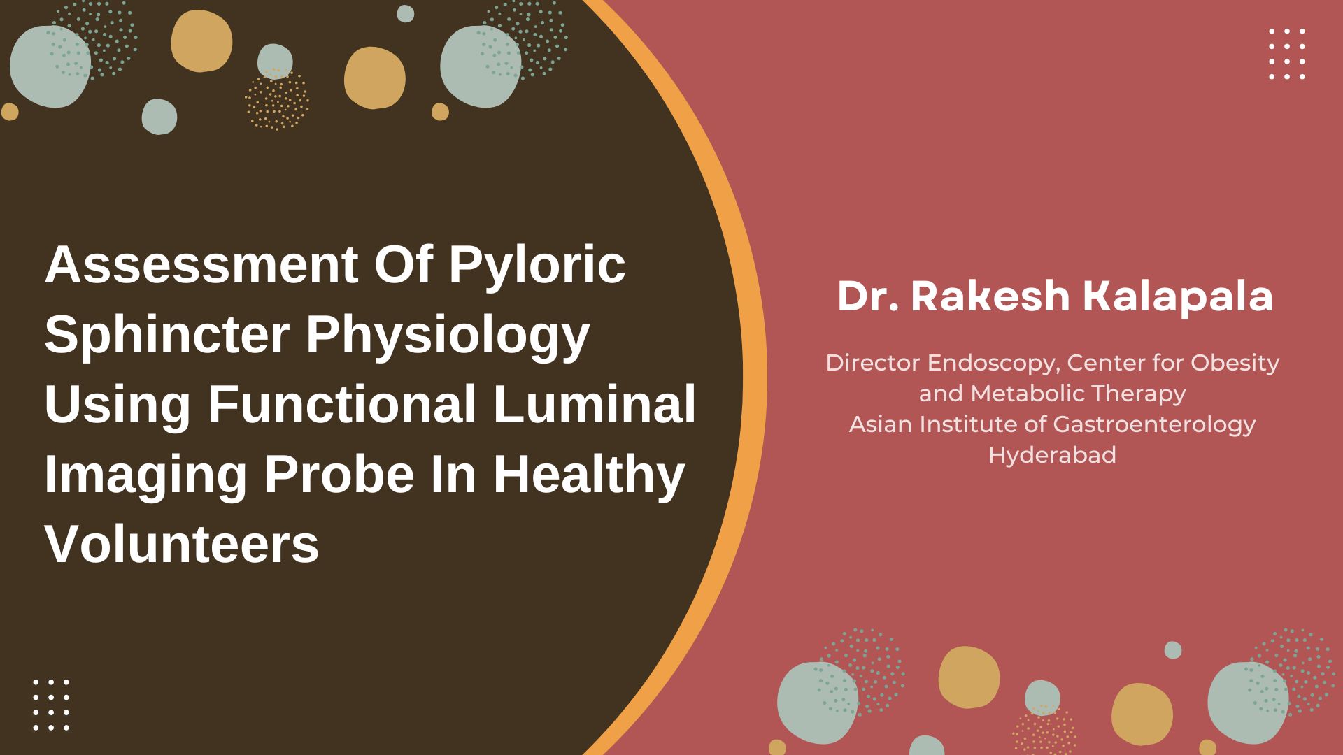Assessment Of Pyloric Sphincter Physiology Using Functional Luminal Imaging Probe In Healthy Volunteers