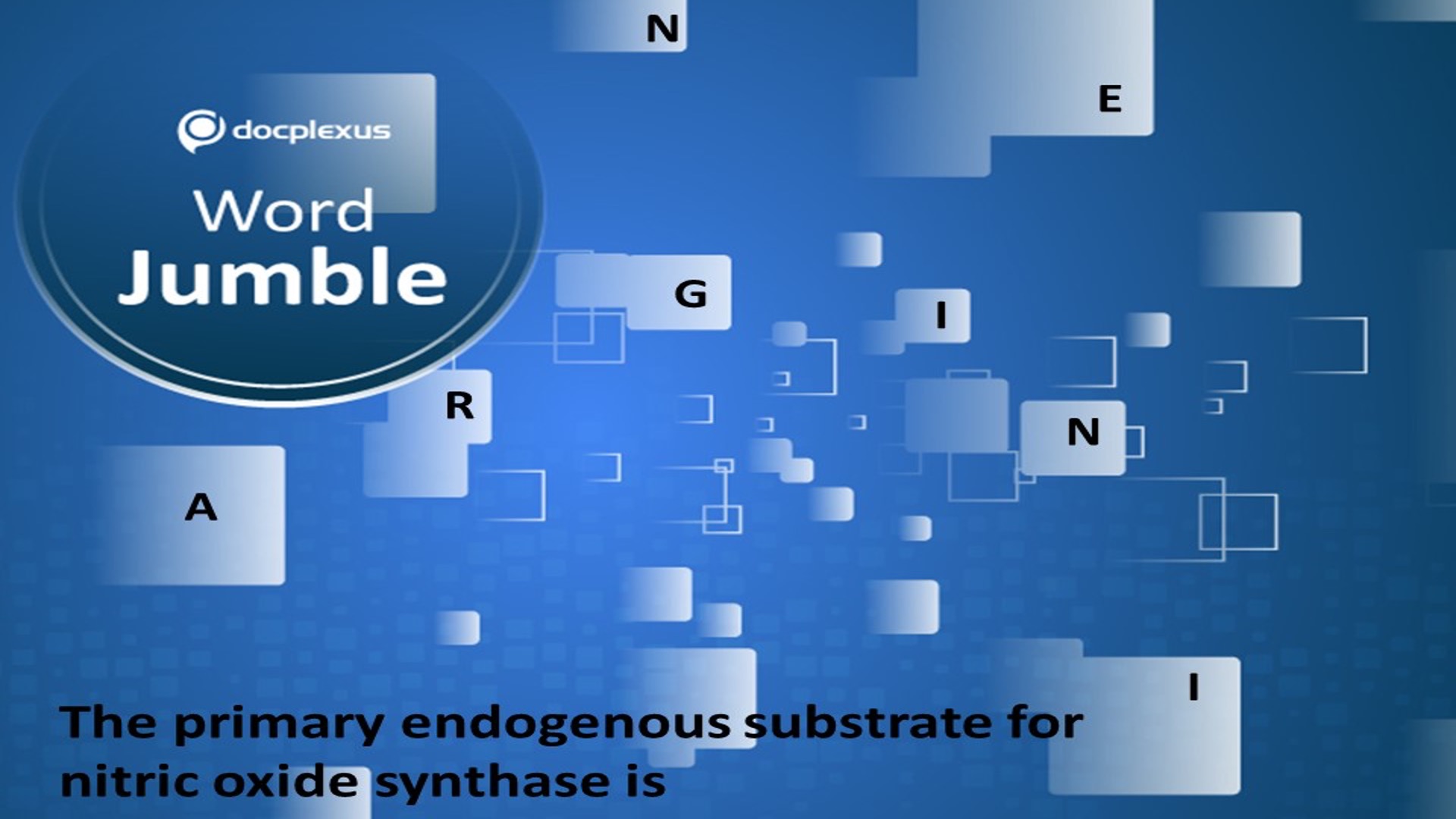 Primary Endogenous Substrate for Nitric Oxide Synthase