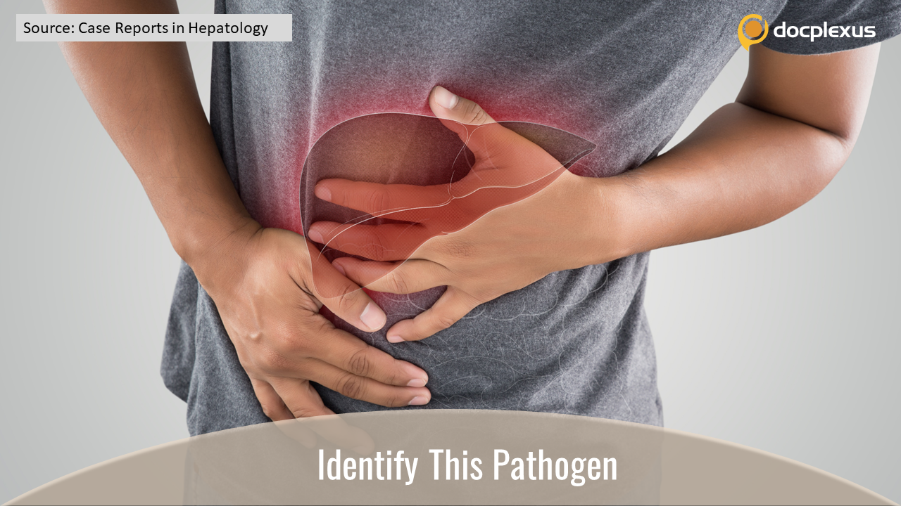 What is the Cause of Liver Abscess in This Man?