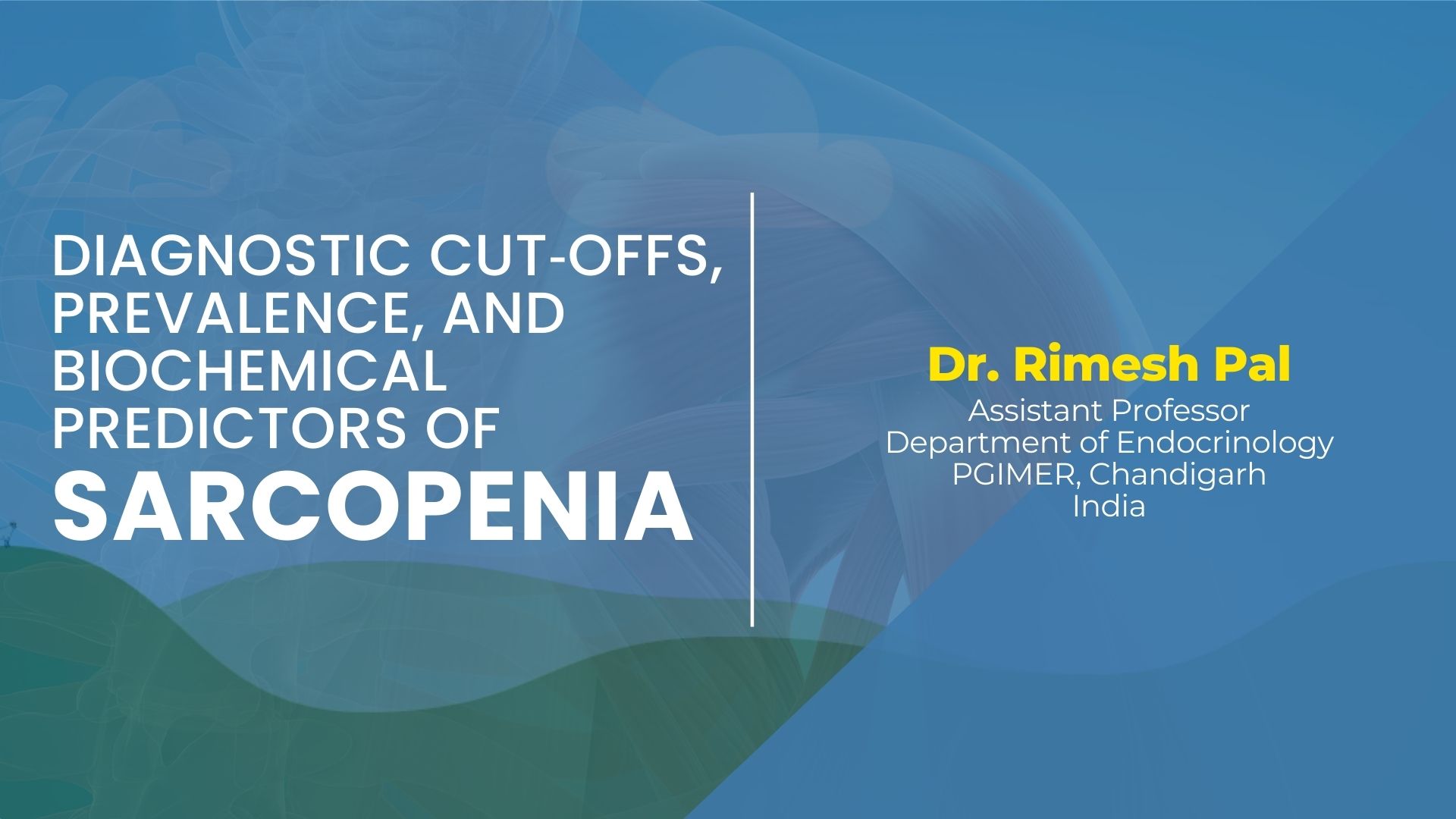 Diagnostic Cut‑offs, Prevalence, and Biochemical Predictors of Sarcopenia in Healthy Indian Adults