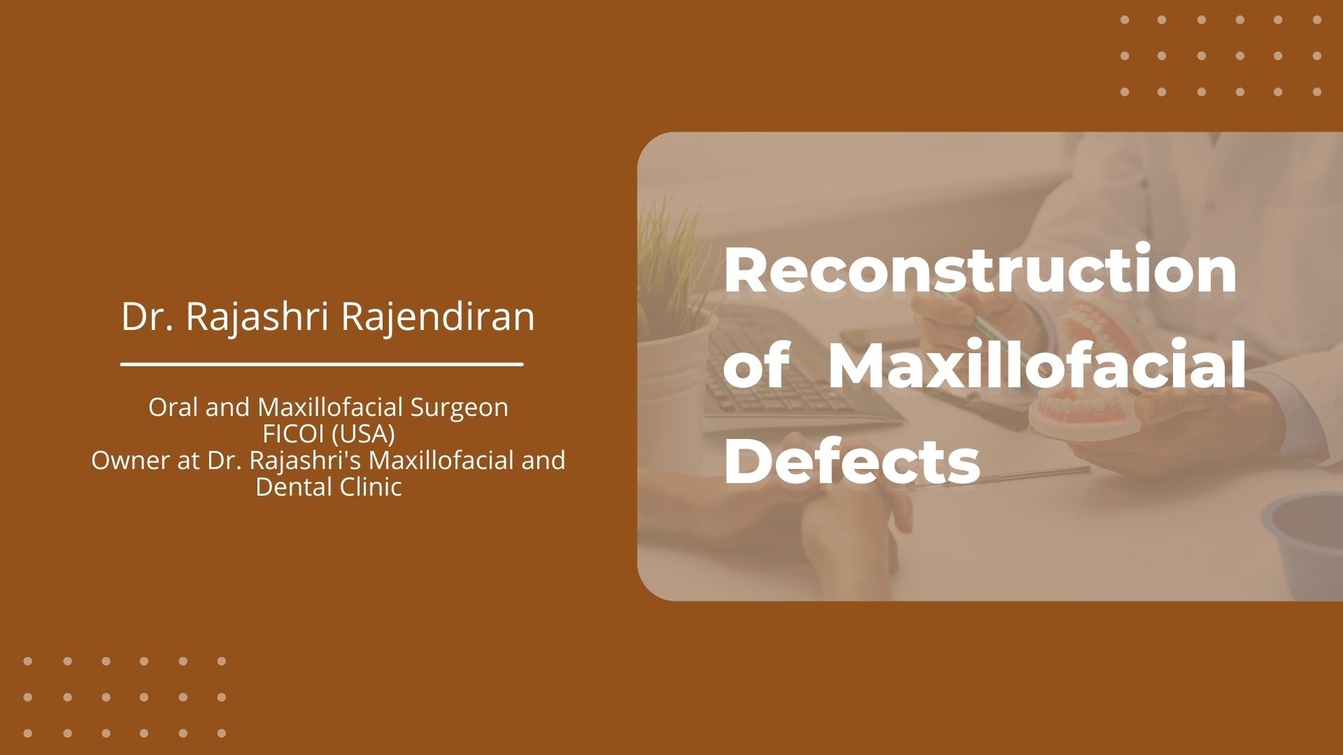 Reconstruction of Maxillofacial Defects: A Retrospective Institutional Study