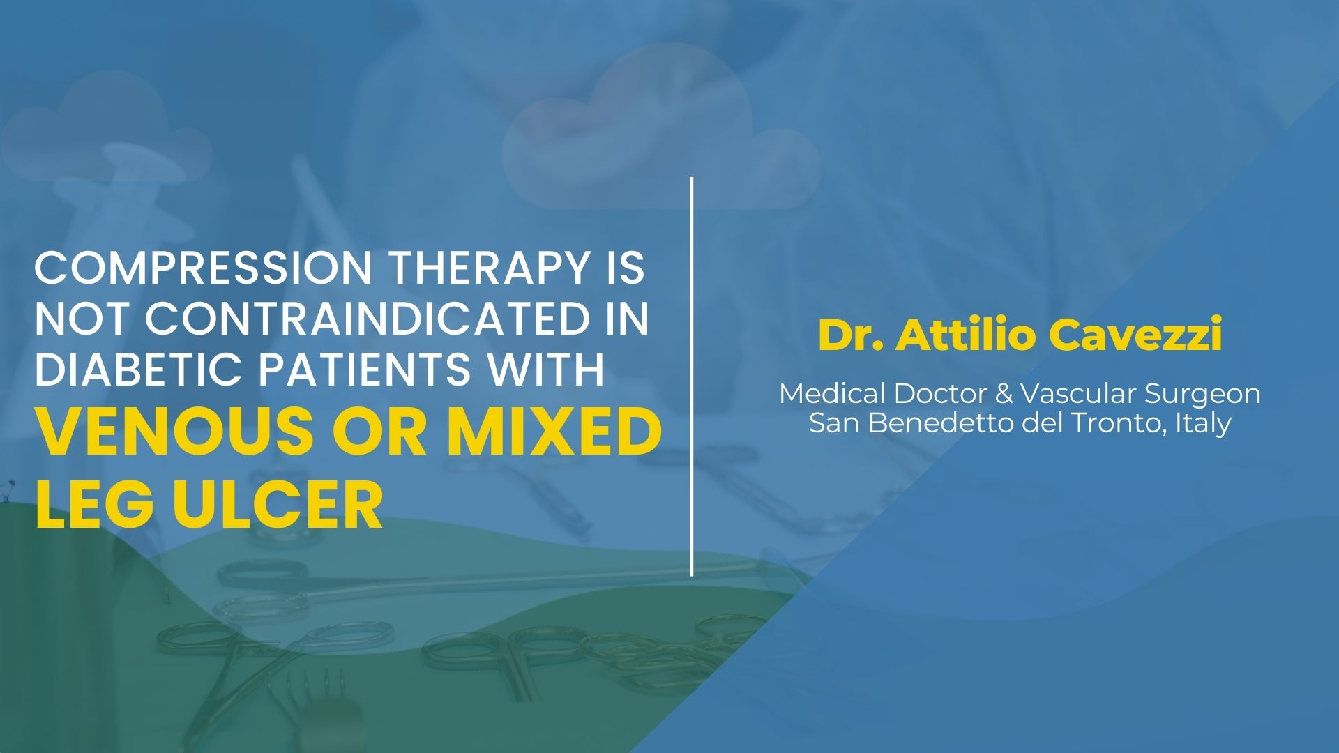 Compression Therapy Is Not Contraindicated in Diabetic Patients with Venous or Mixed Leg Ulcer