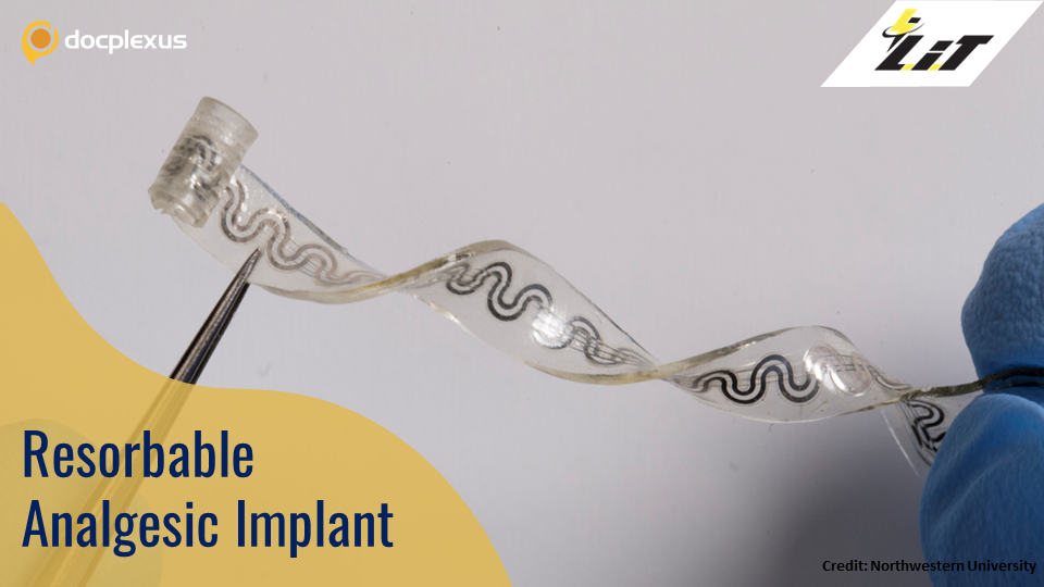 First-of-its-kind Flexible, Resorbable Implant for Targeted Analgesia