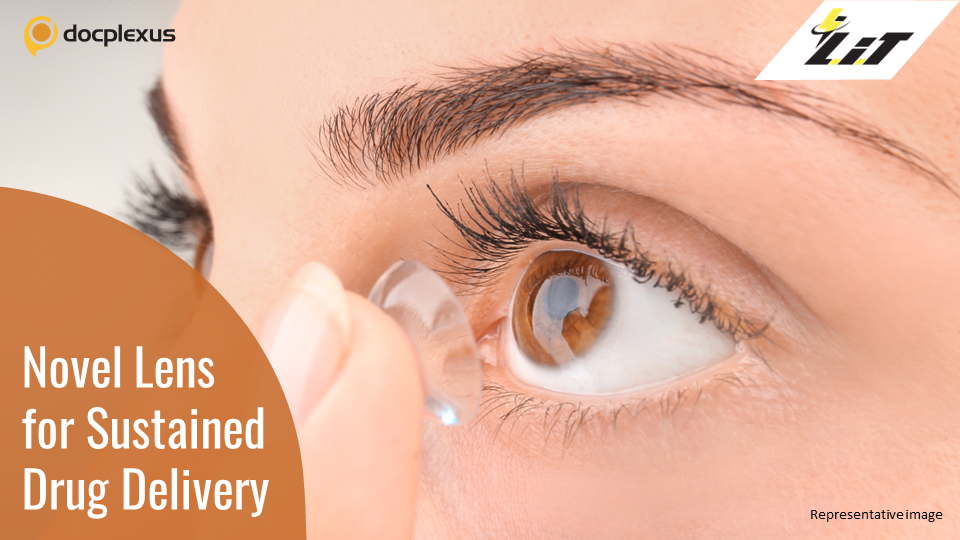 Novel Tear-soluble Silicon Lens for Drug Delivery