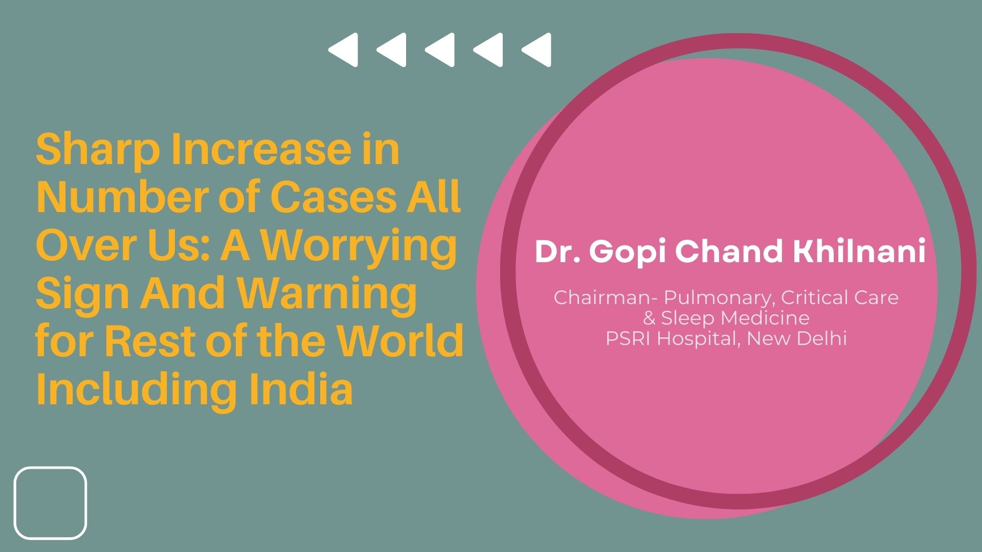 Sharp Increase In Number Of Cases All Over Us: A Worrying Sign And Warning For Rest Of The World Including India