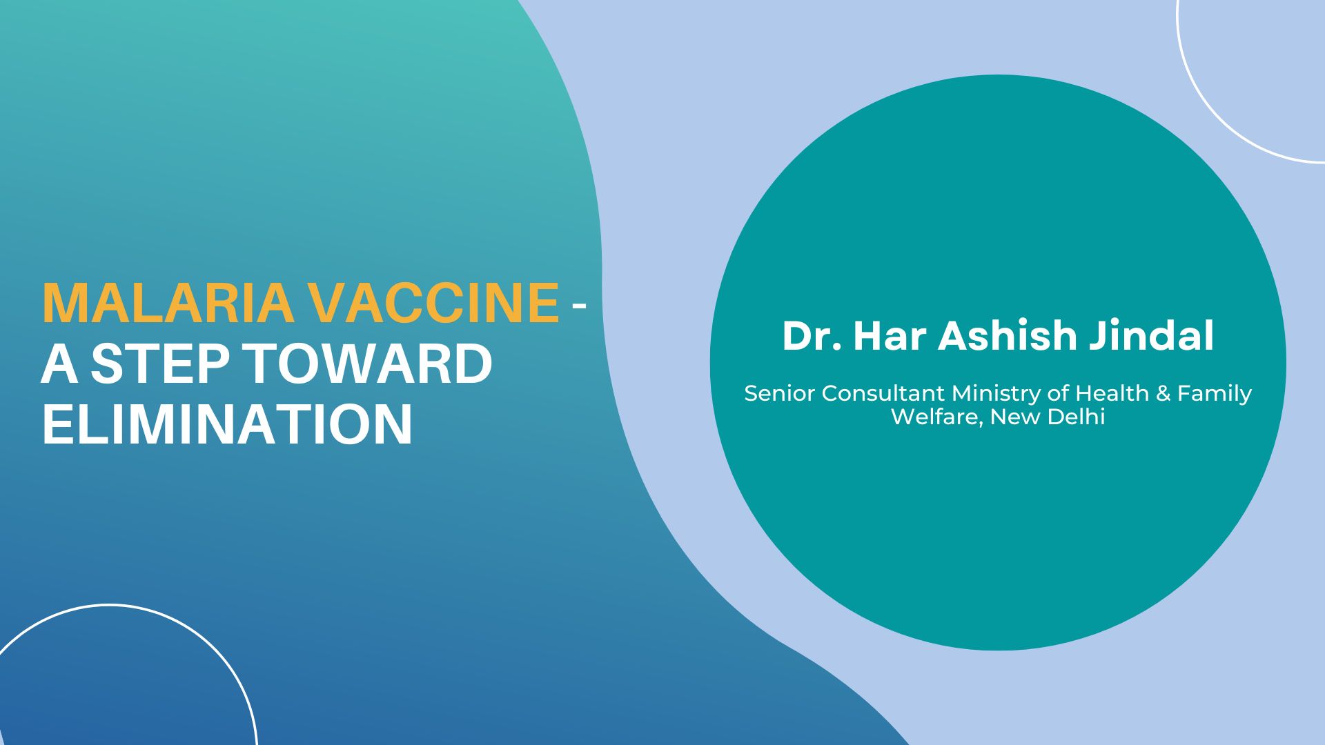 Malaria Vaccine - A Step Toward Elimination