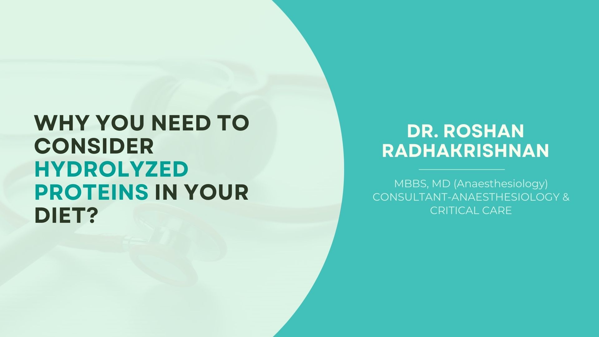 Why You Need to Consider Hydrolyzed Proteins in Your Diet?