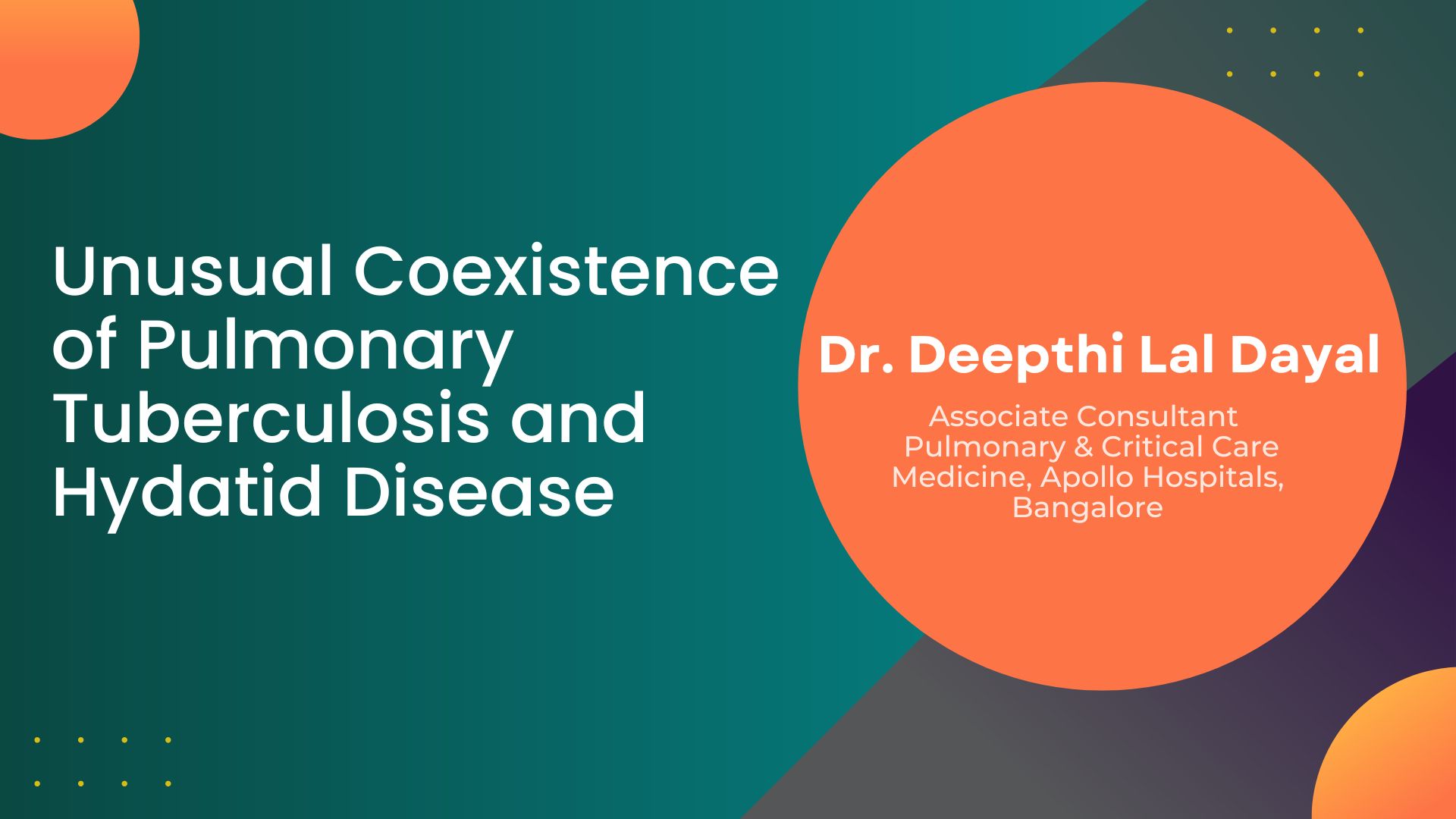 Unusual Coexistence Of Pulmonary Tuberculosis  And Hydatid Disease