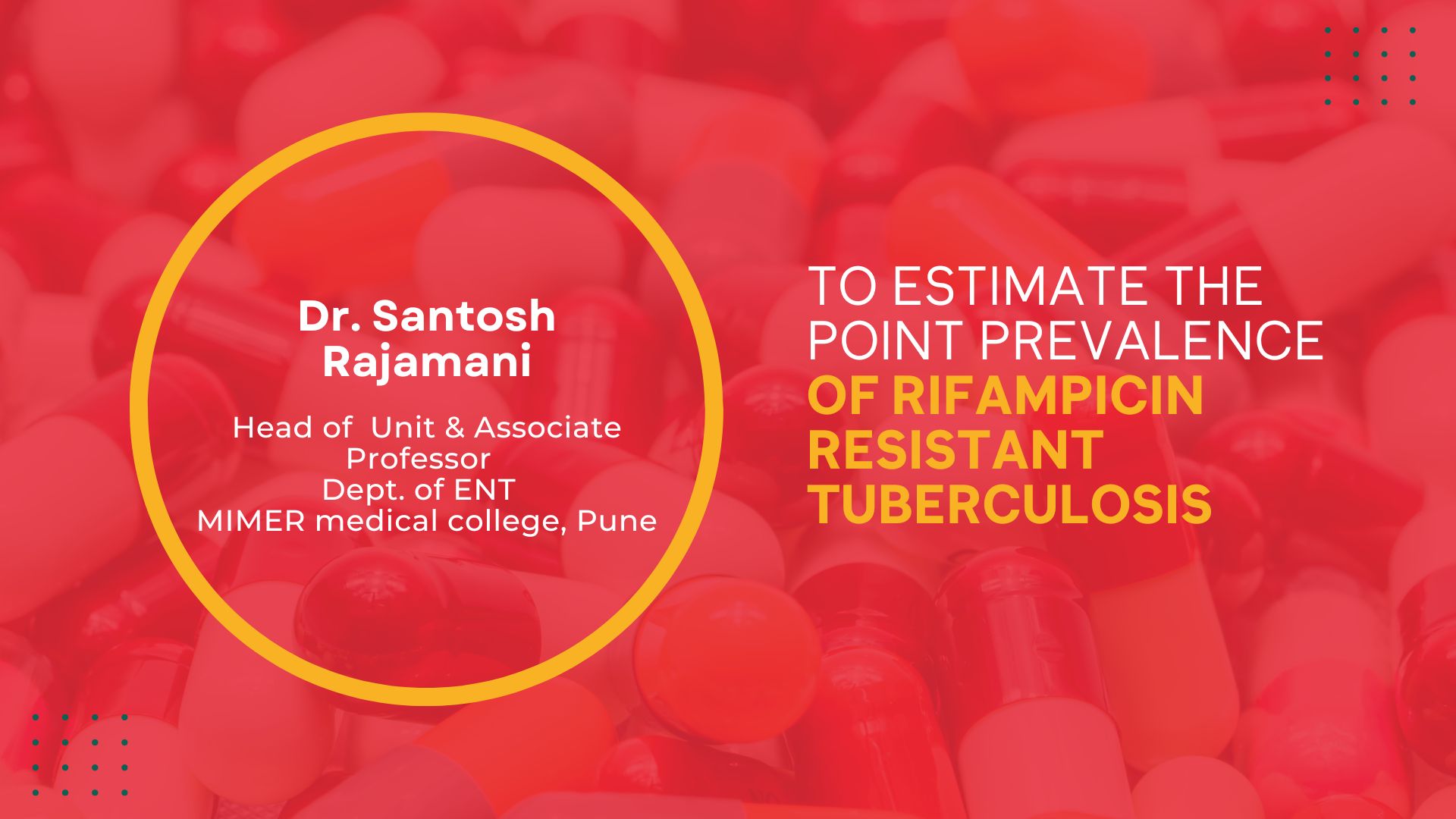 To Estimate the Point Prevalence of Rifampicin Resistant Tuberculosis in Extra Pulmonary Tuberculosis Patients’ as Detected by CBNAAT