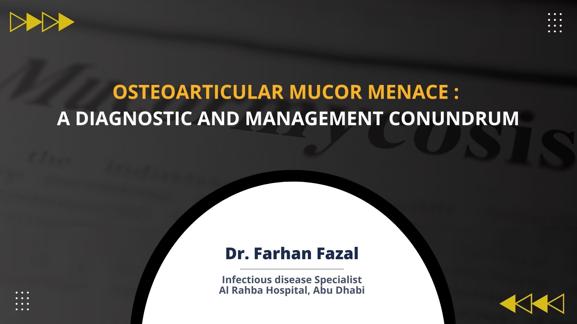 Osteoarticular Mucor Menace: A Diagnostic and Management Conundrum