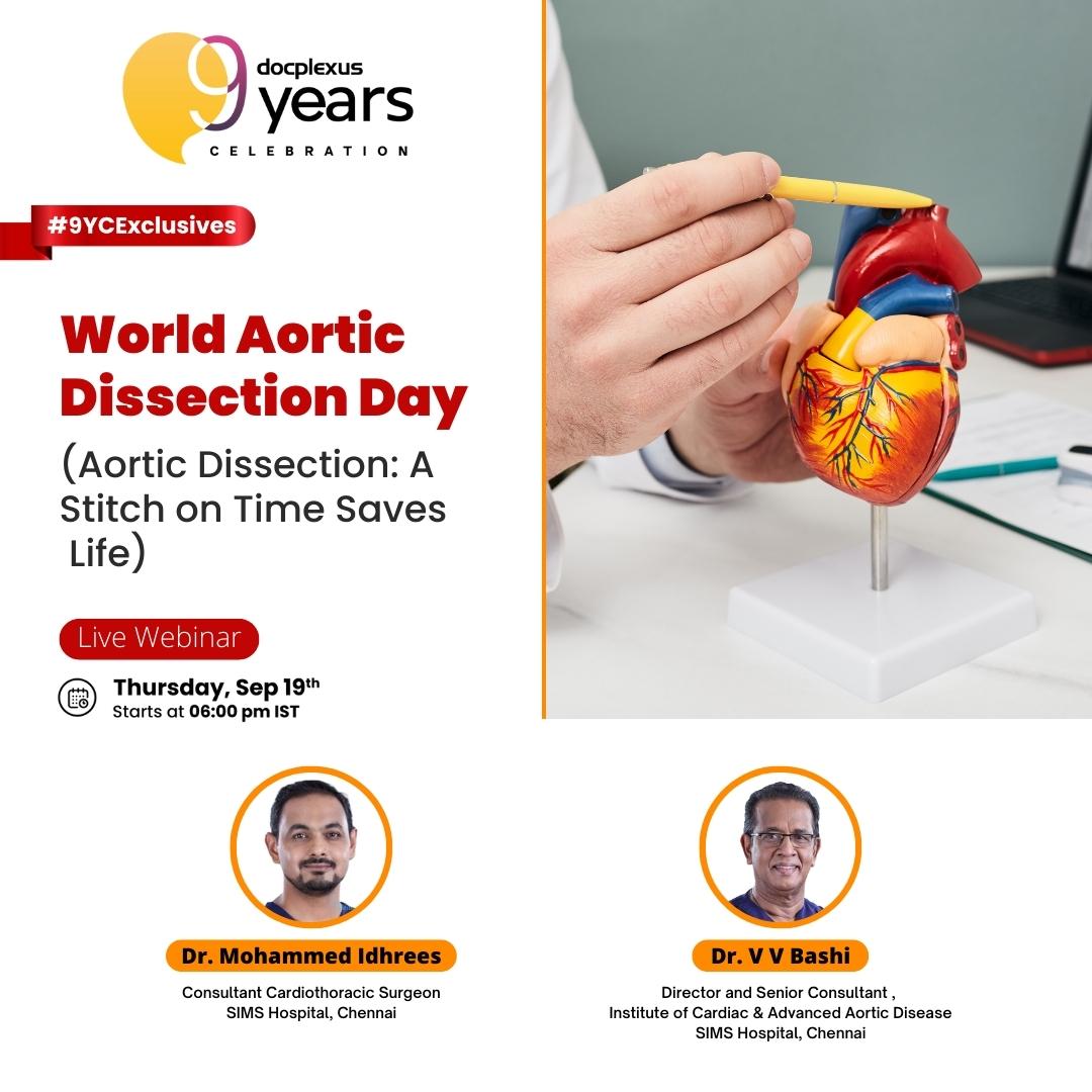 World Aortic Dissection Day (Aortic Dissection: A Stitch on Time Saves Life)