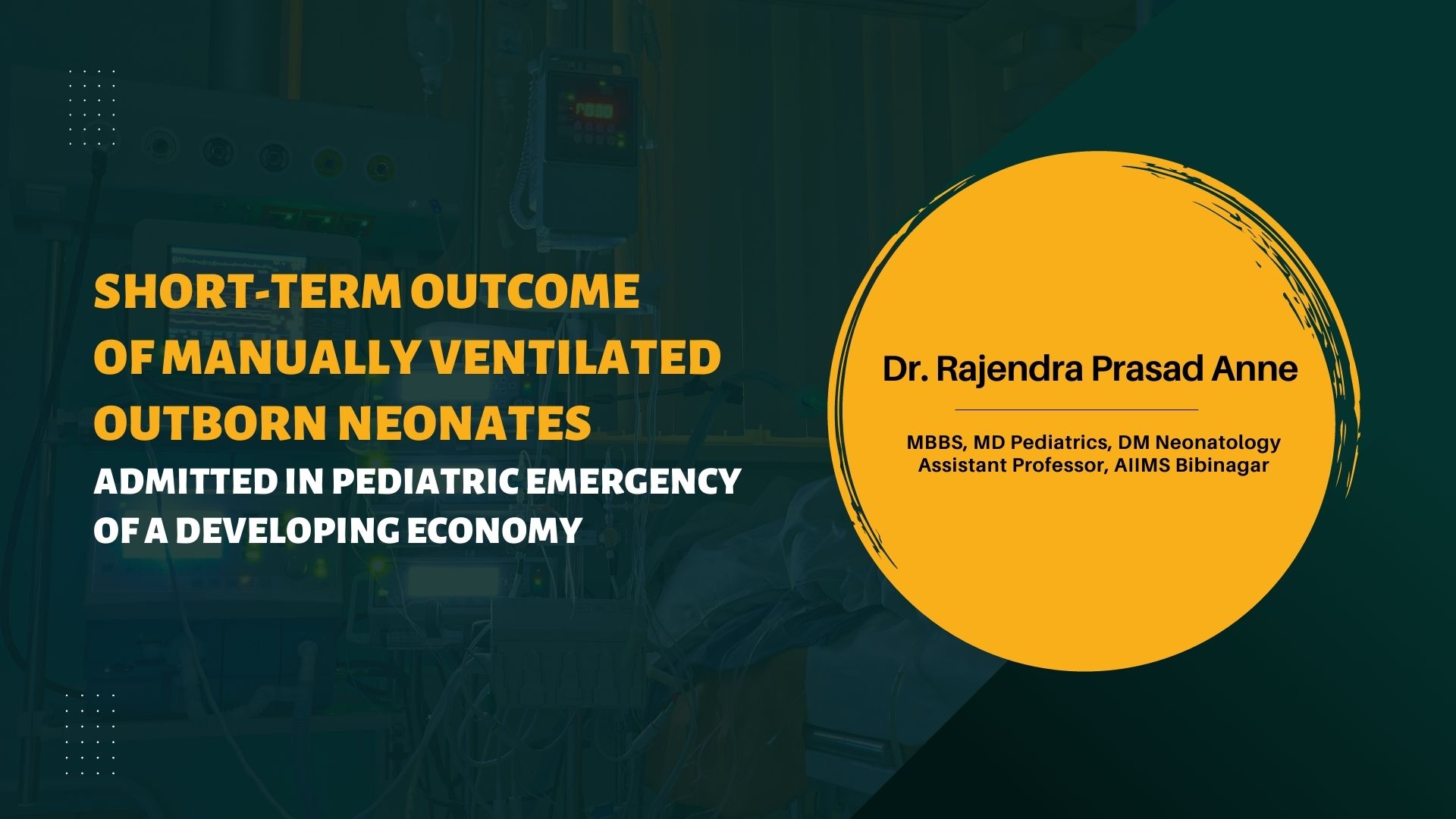 Short-term Outcome of Manually Ventilated Outborn Neonates Admitted in Pediatric Emergency of a Developing Economy