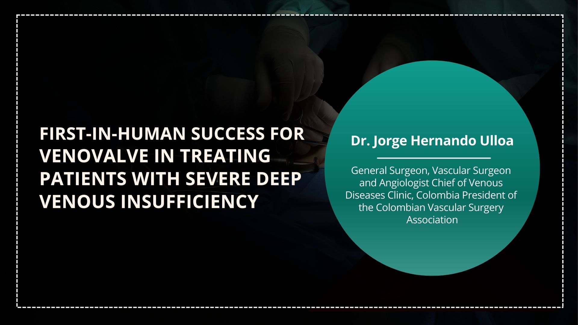 One-Year First-in-Human Success for VenoValve in Treating Patients With Severe Deep Venous Insufficiency