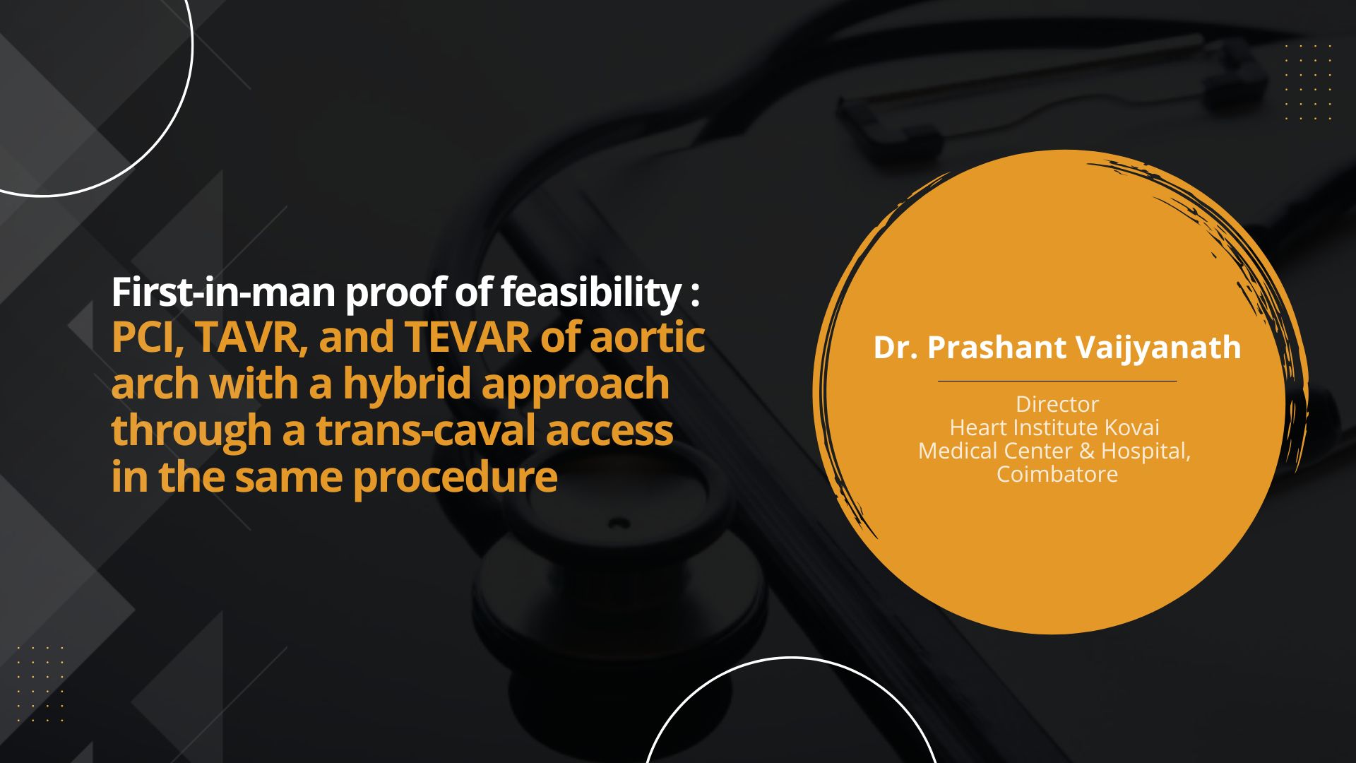 First-in-man Proof of Feasibility:  PCI, TAVR and TEVAR of Aortic Arch With a Hybrid Approach Through a Trans-caval Access  In the Same Procedure