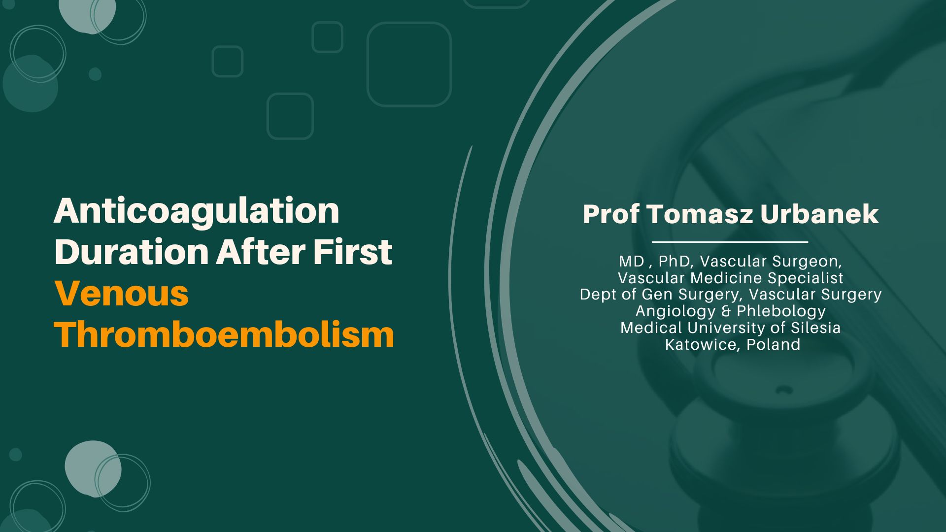 Anticoagulation Duration After First Venous Thromboembolism: Real-Life Data From the International, Observational WHITE Study