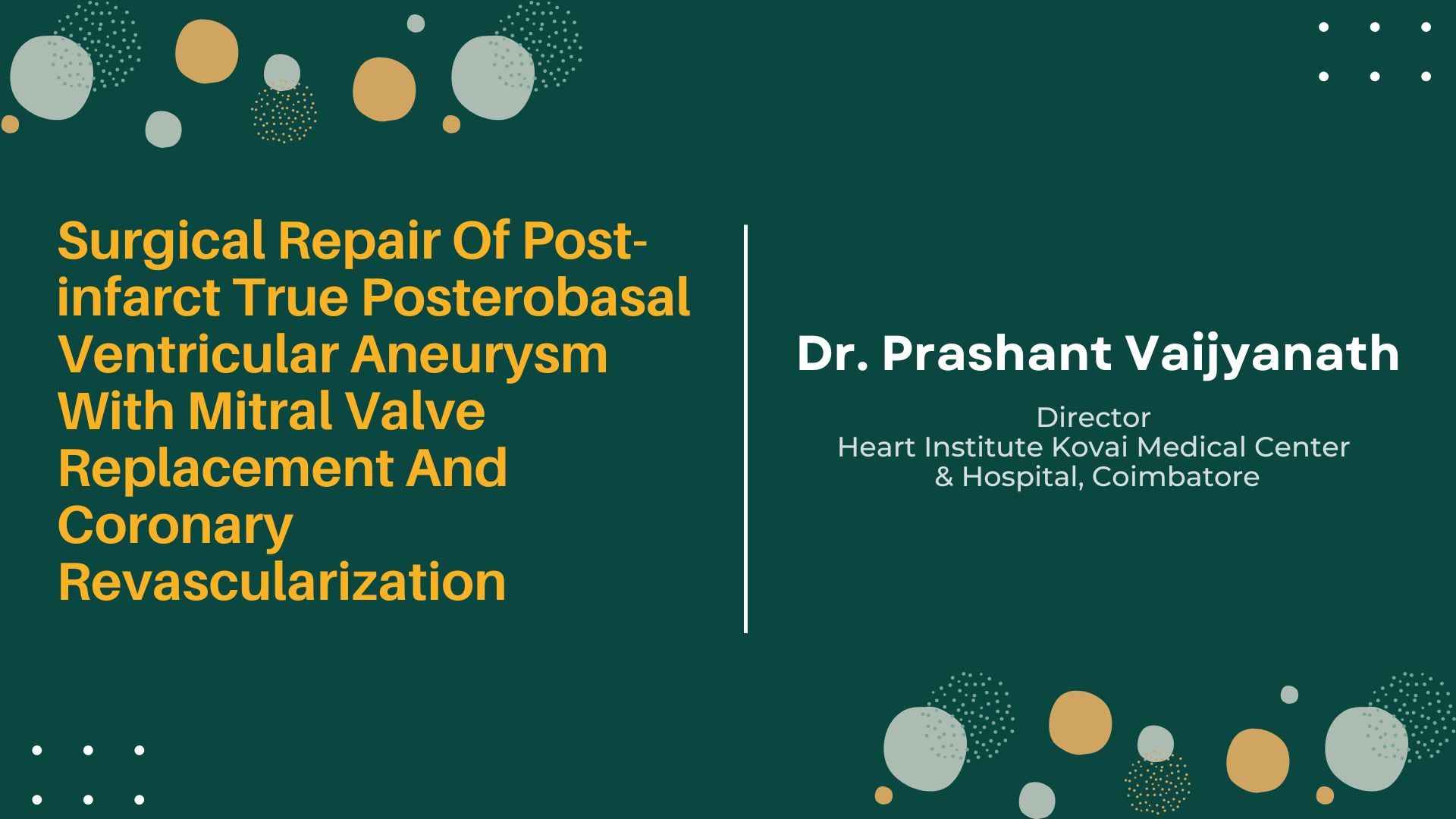 Surgical Repair Of Post-infarct True Posterobasal Ventricular Aneurysm With Mitral Valve Replacement And Coronary Revascularization: A Case Report