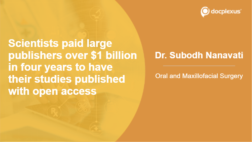 Scientists Paid Publishers $1B in 4 Years for Open Access Publishing