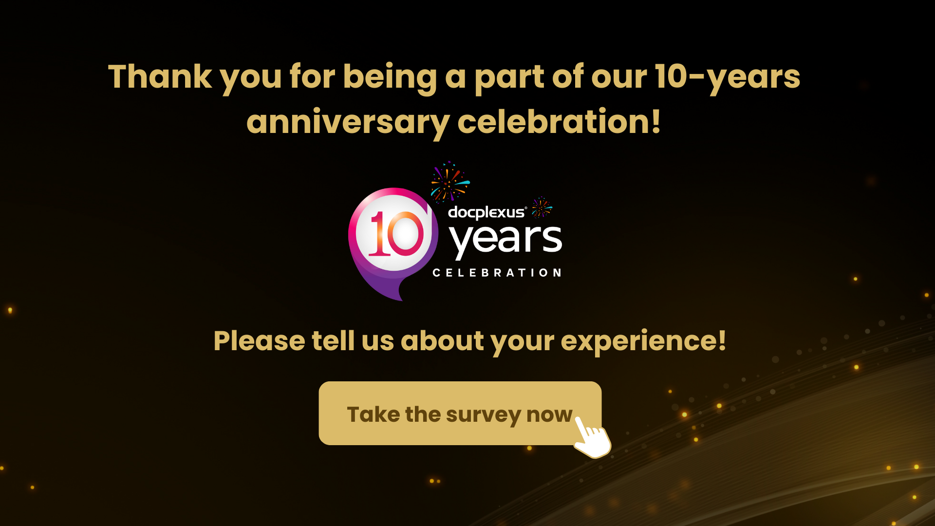 Docplexus 10 Years Celebration: Post-event Survey