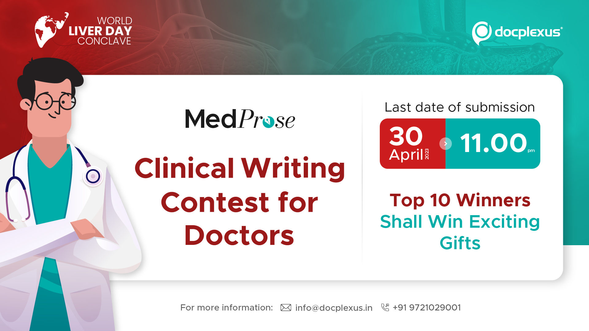 World Liver Day Conclave | MedProse: Clinical Writing Contest