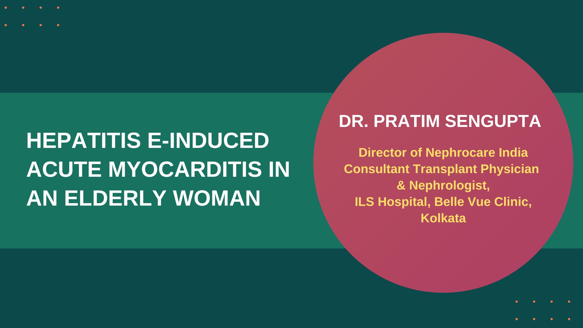 Hepatitis E-Induced Acute Myocarditis in an Elderly Woman