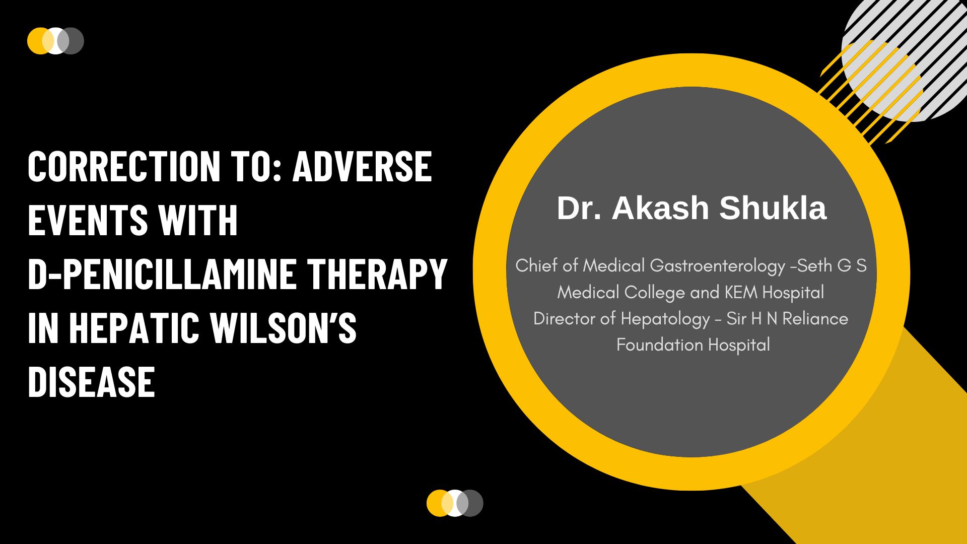 Correction to: Adverse Events with d‑penicillamine Therapy in Hepatic Wilson’s Disease