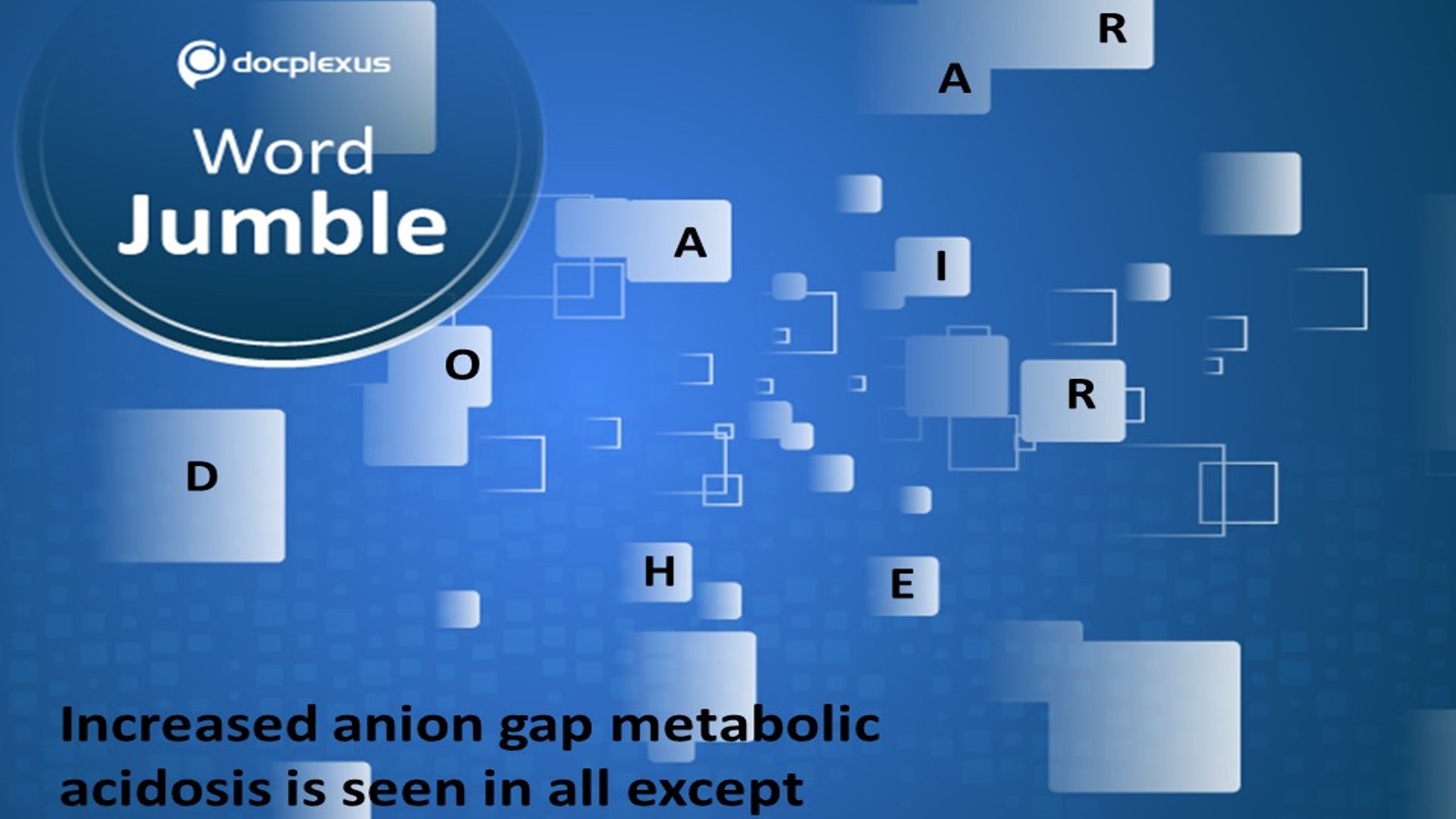 Increased Anion Gap Metabolic Acidosis is Seen in Which Condition?