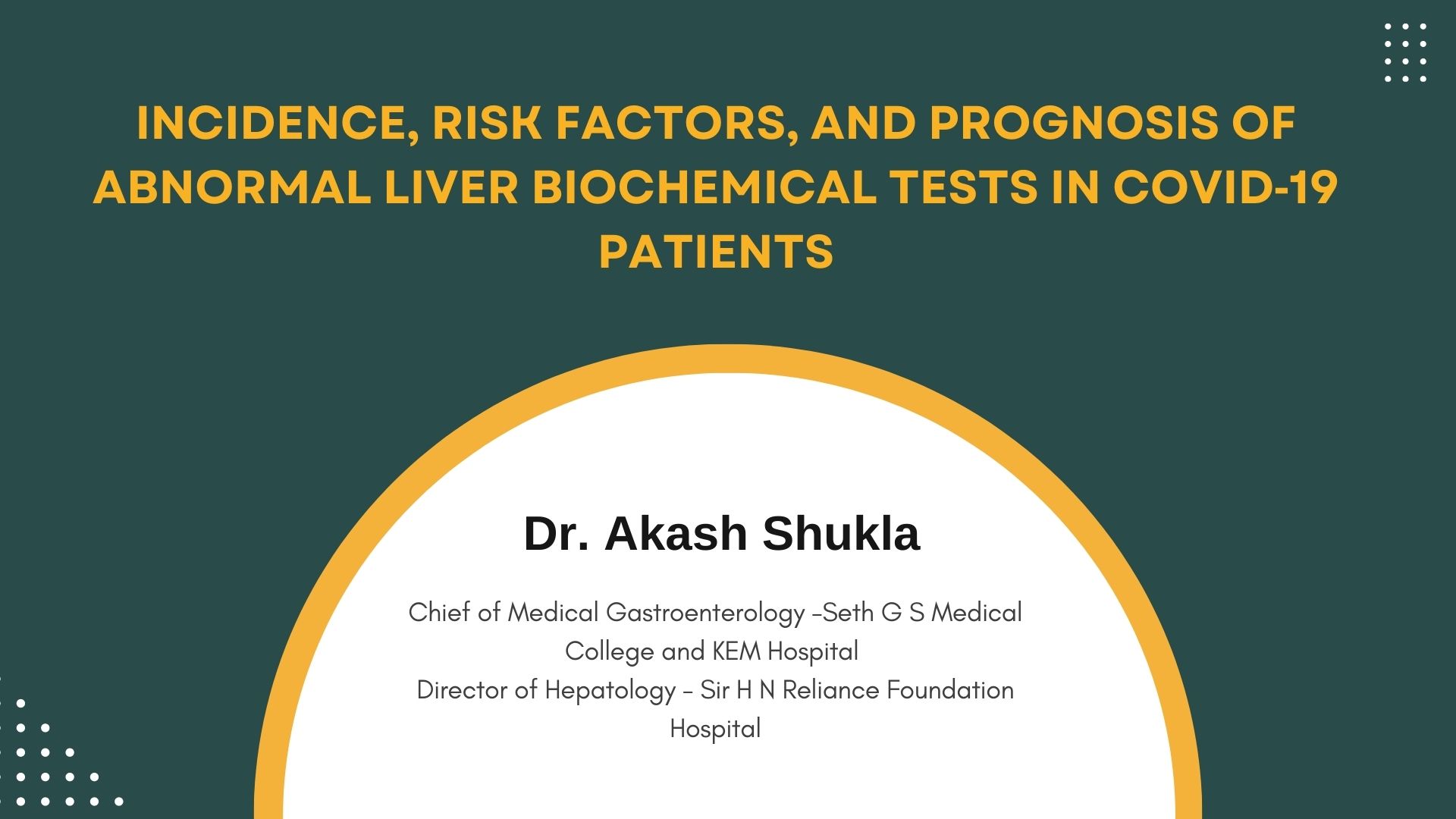 Incidence, Risk Factors, And Prognosis Of Abnormal Liver Biochemical Tests In Covid‑19 Patients: A Systematic Review And Meta‑analysis
