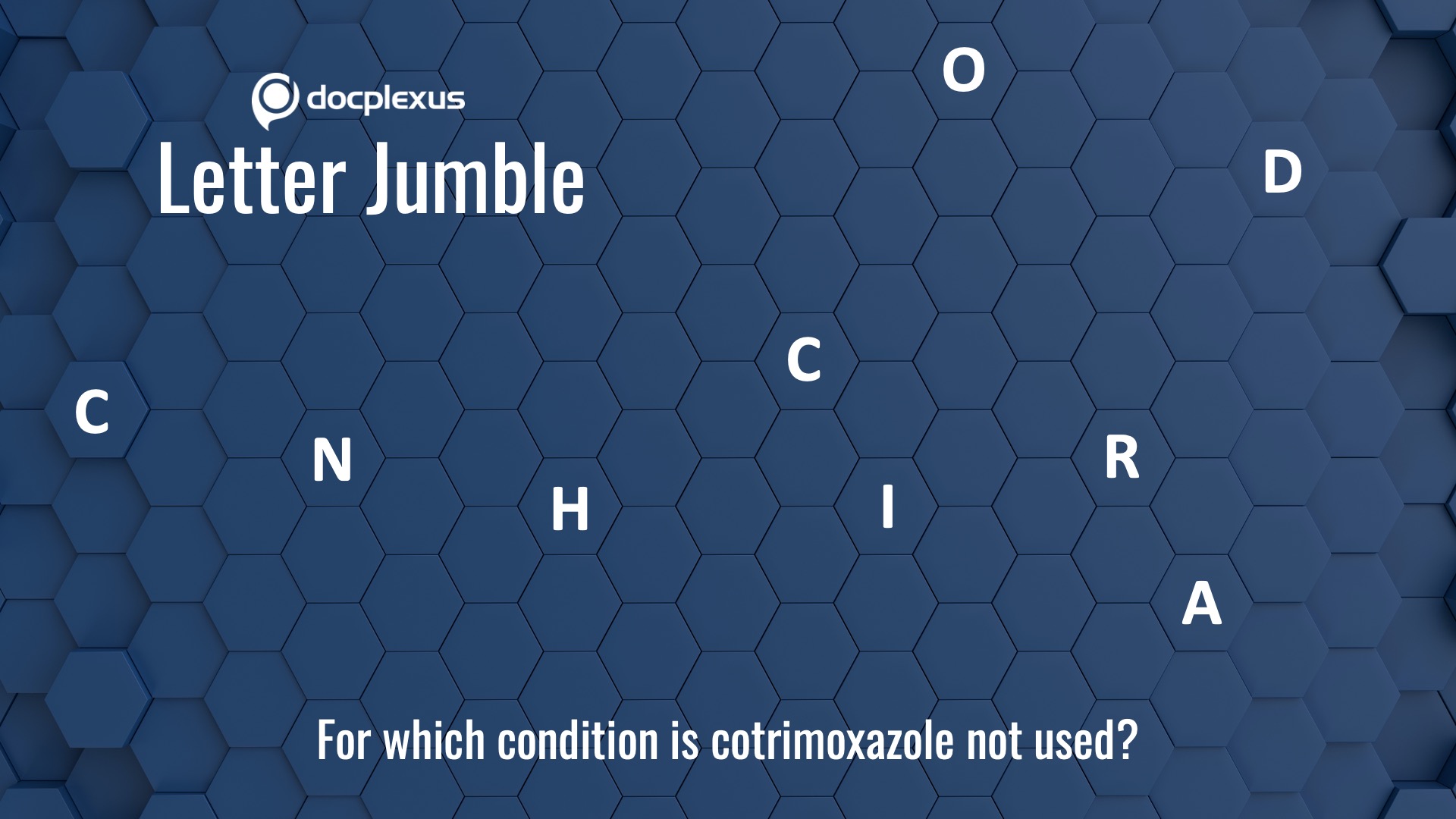 Cotrimoxazole is not Used in the Treatment of Which Condition?