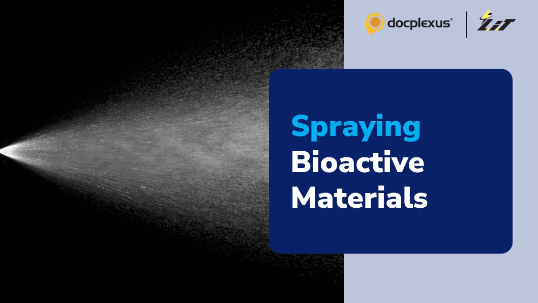 New Spraying Technique for Bioactive Materials