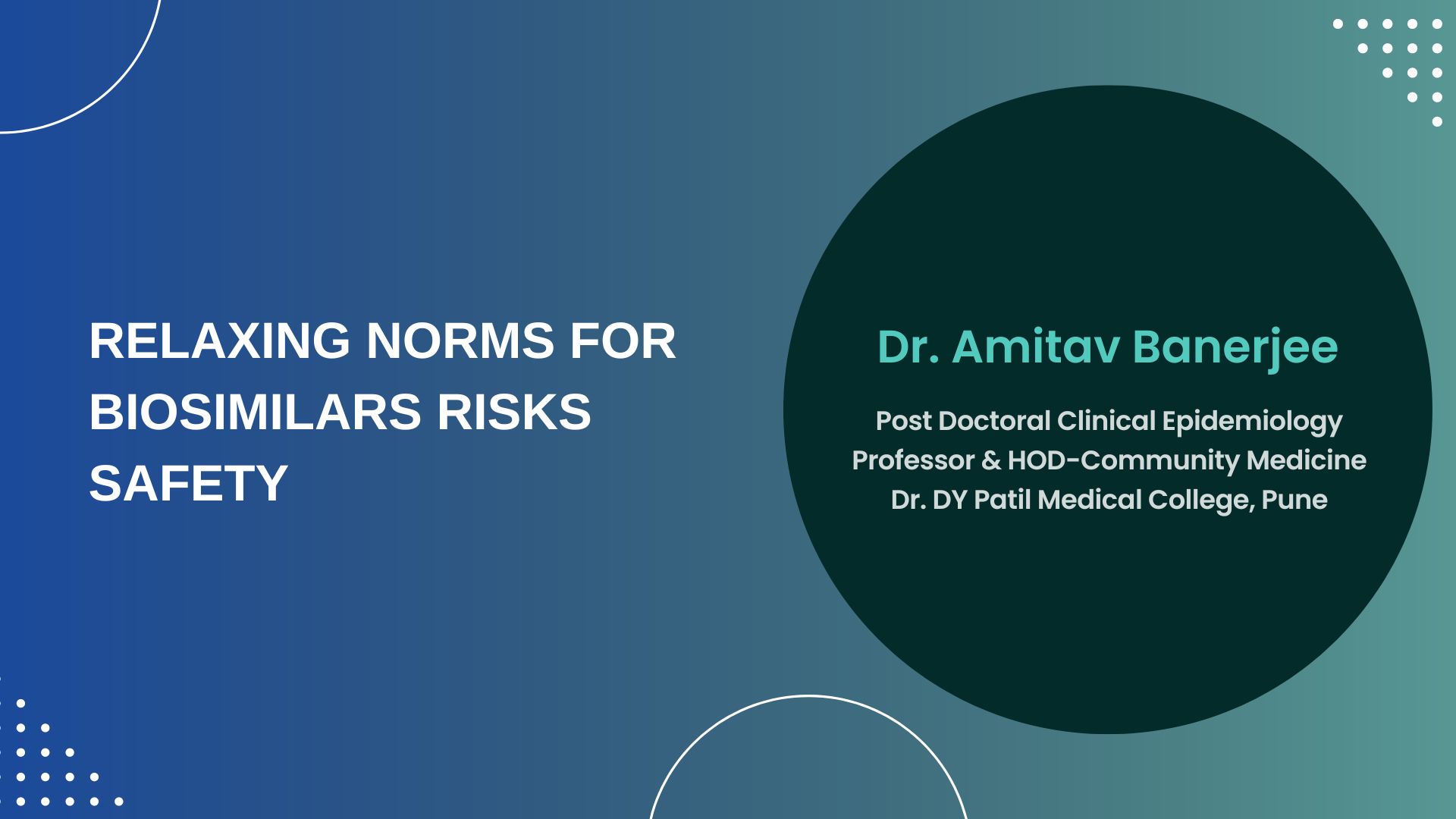 Relaxing Norms For Biosimilars Risks Safety
