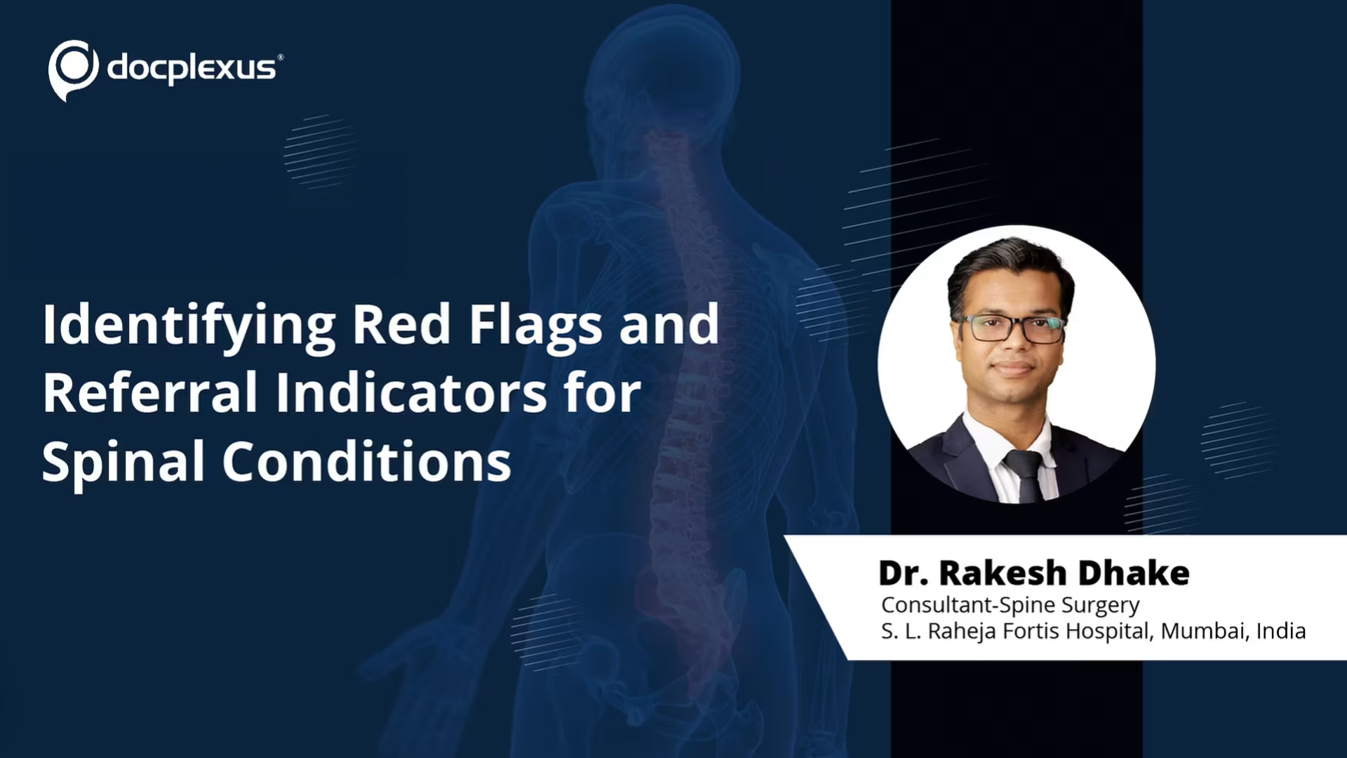 Identifying Red Flags and Referral Indicators for Spinal Conditions